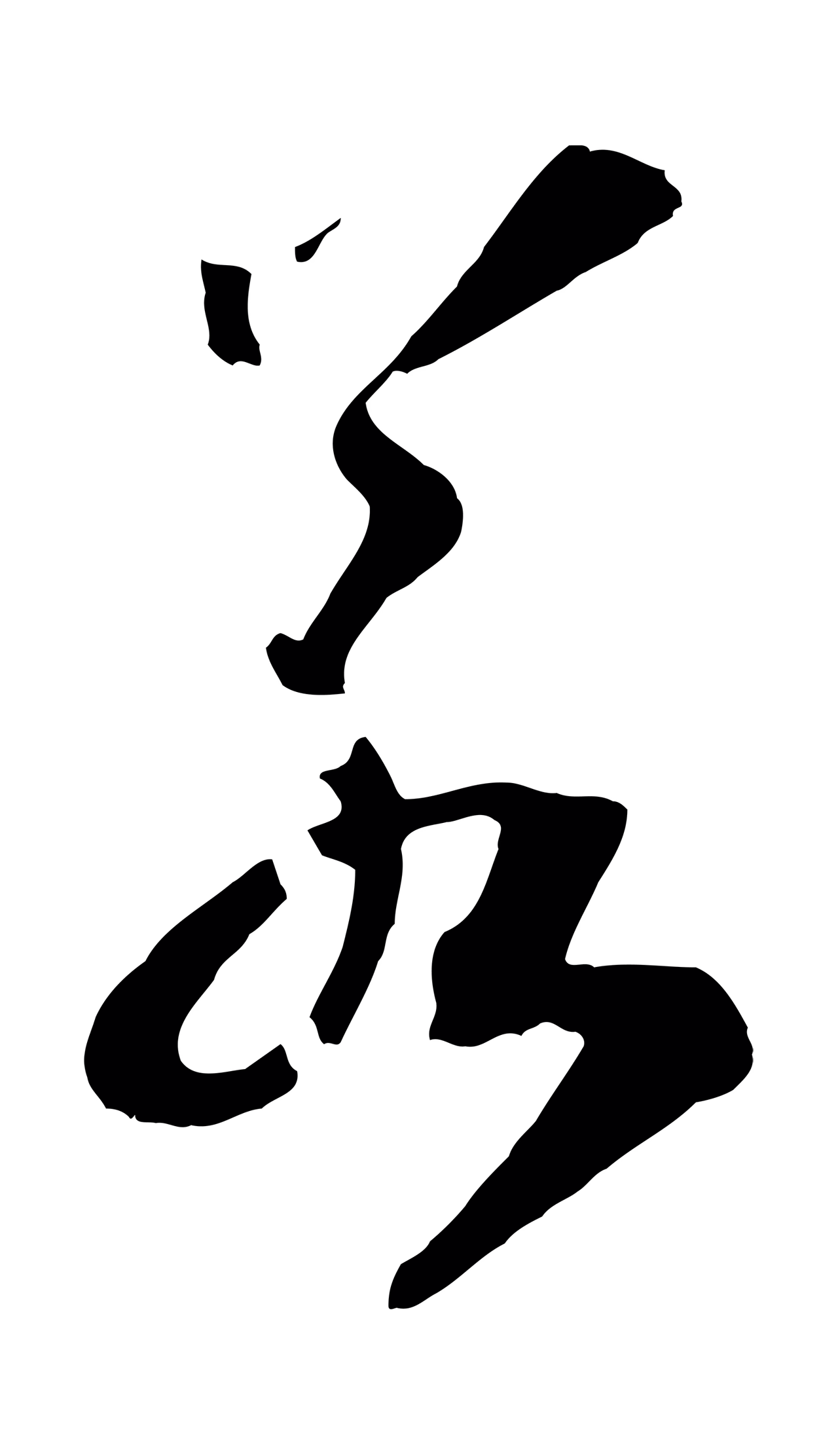 赵构「若」字书法图片