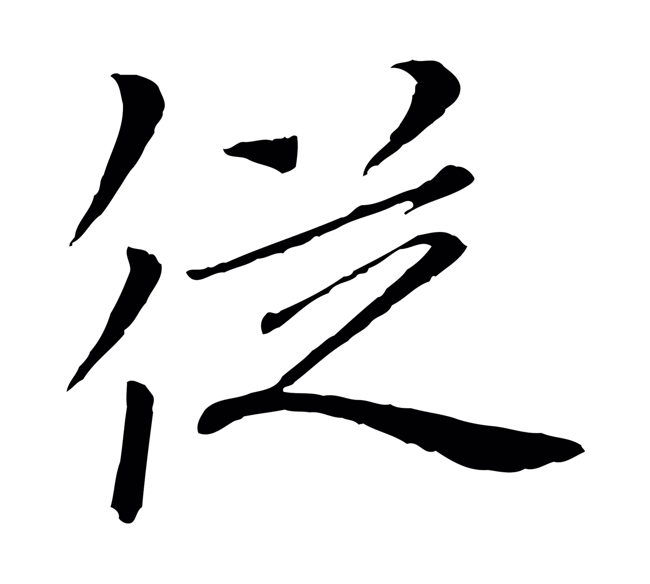 欧阳修「從」字书法图片