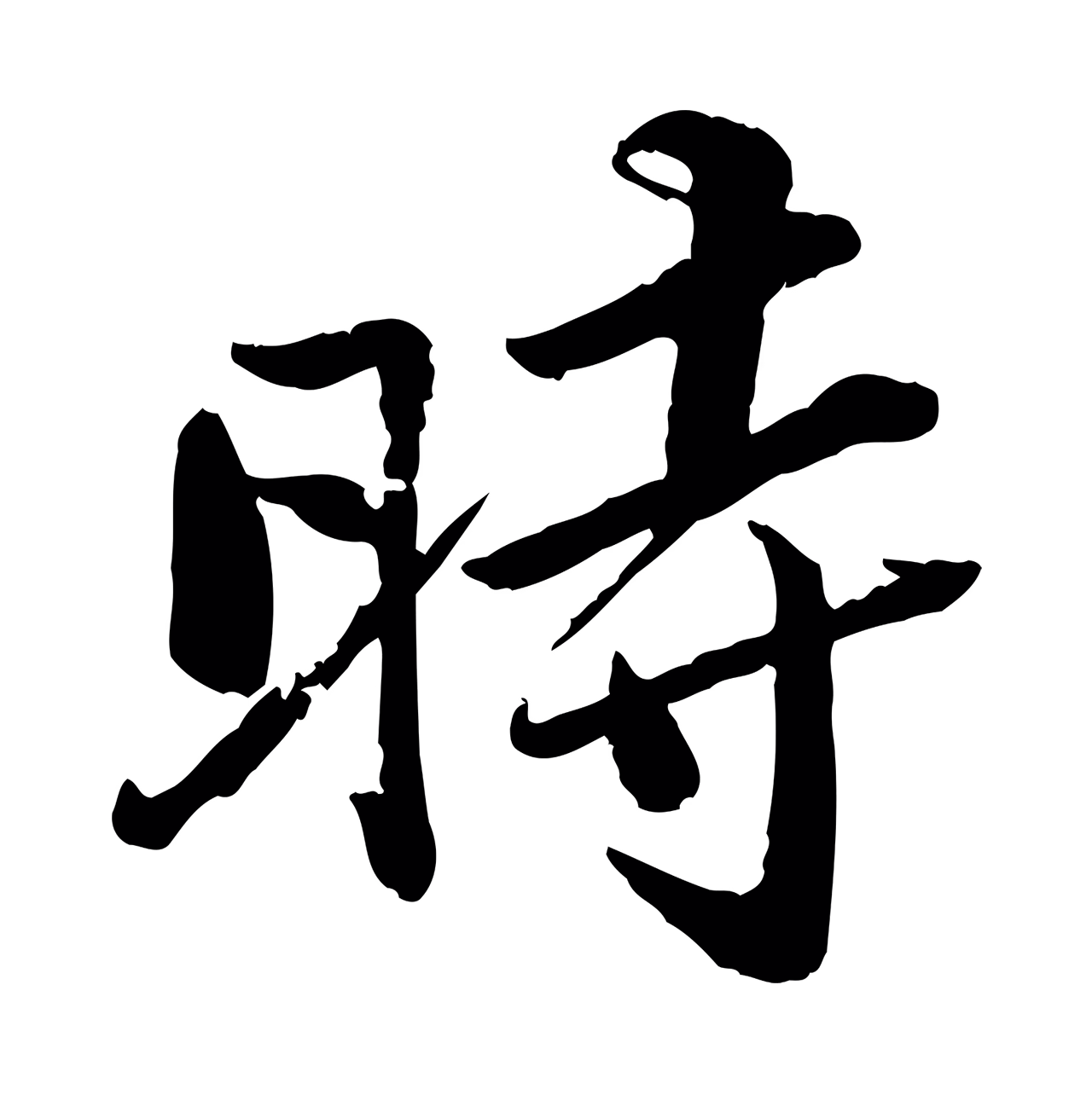 苏轼「時」字书法图片