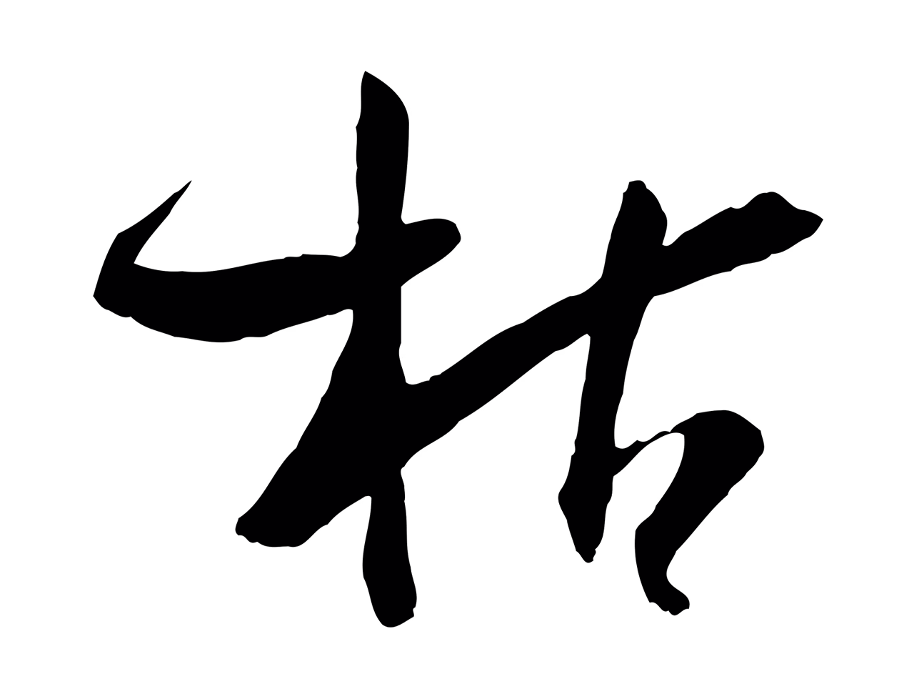 孙过庭「枯」字书法图片