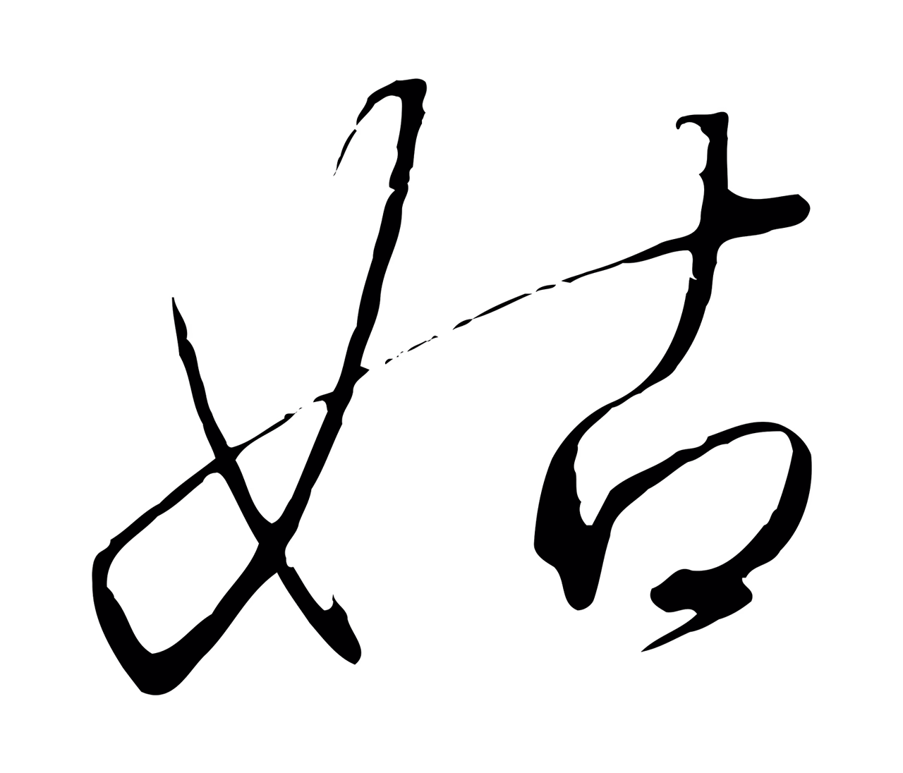 赵构「姑」字书法图片
