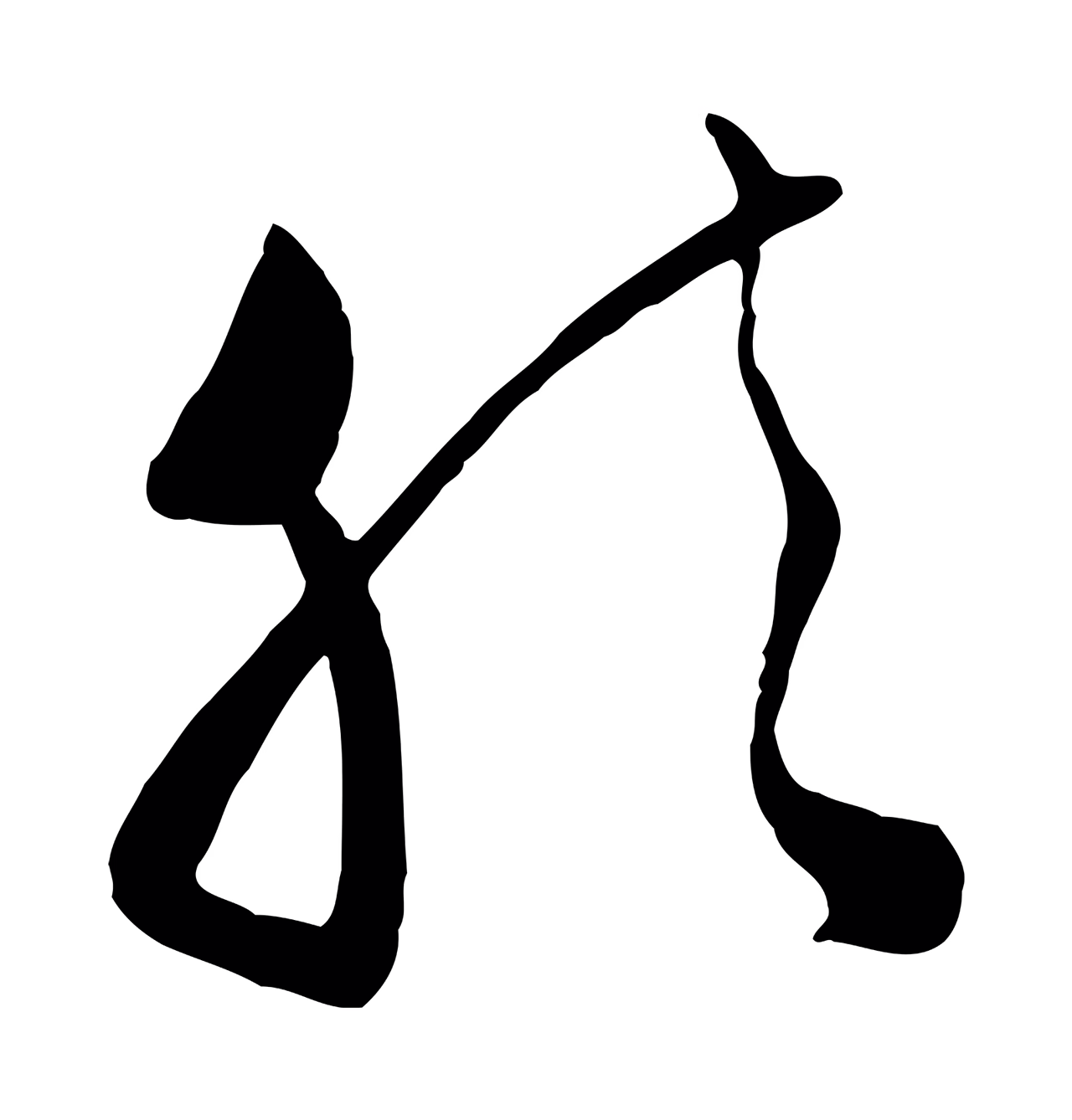 文徵明「然」字书法图片