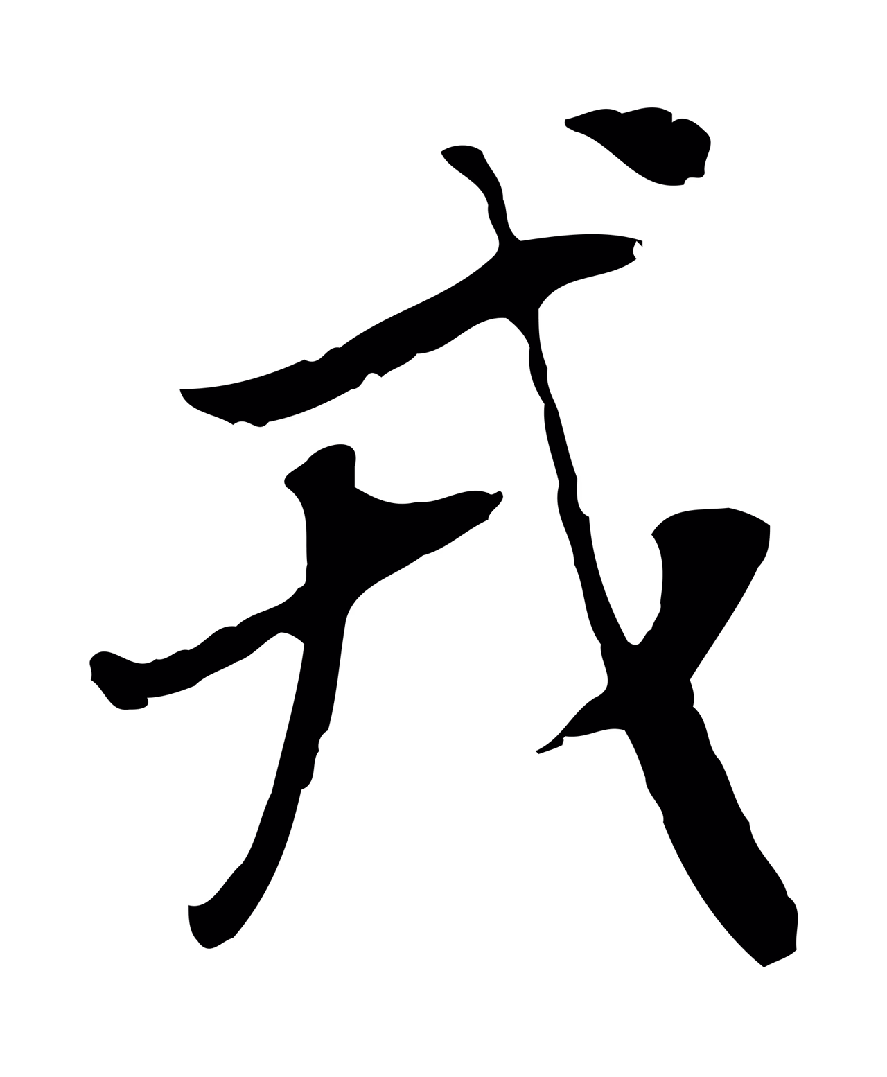 董其昌「戎」字书法图片