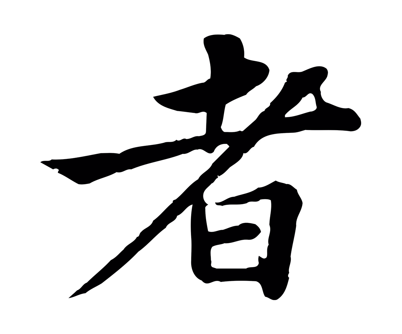 苏轼「者」字书法图片