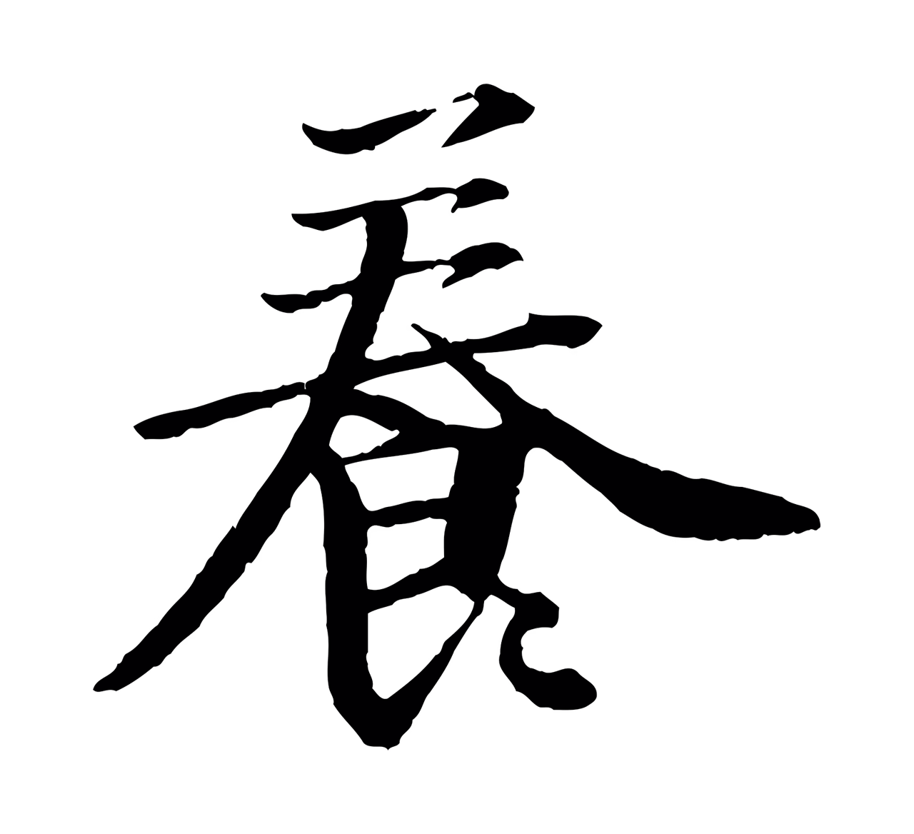 李东阳「養」字书法图片