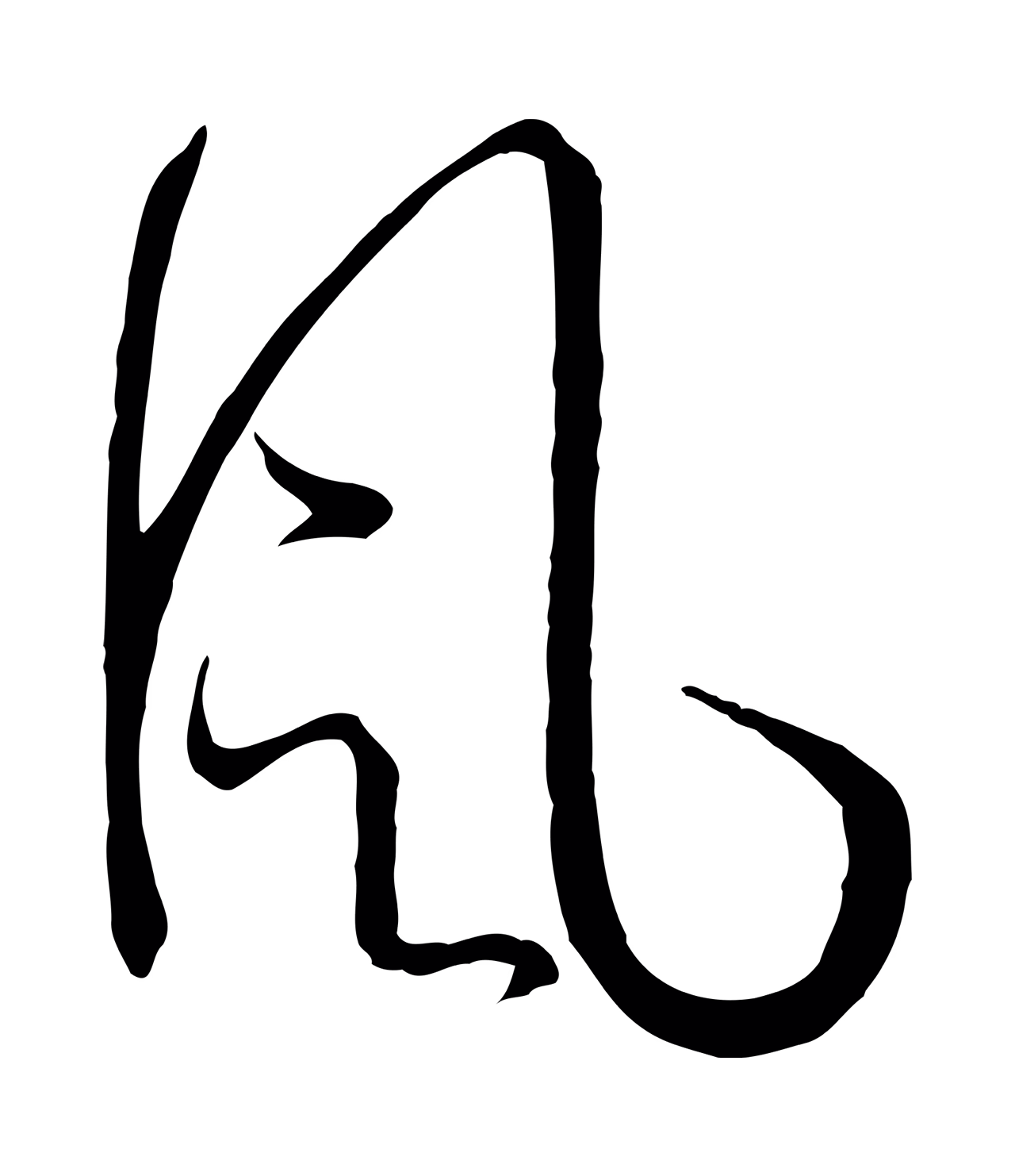 孙过庭「風」字书法图片