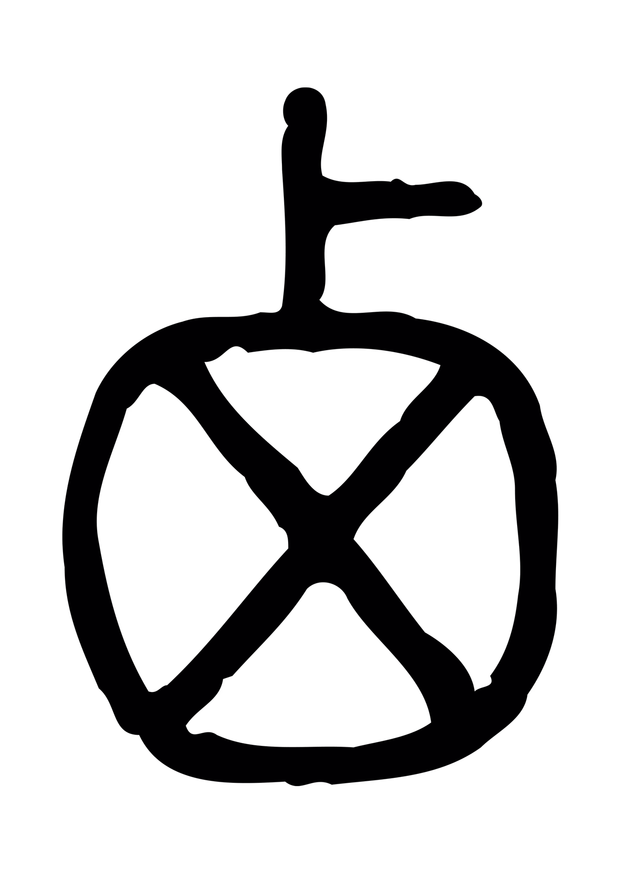 许慎说文小篆「西」字篆书图片