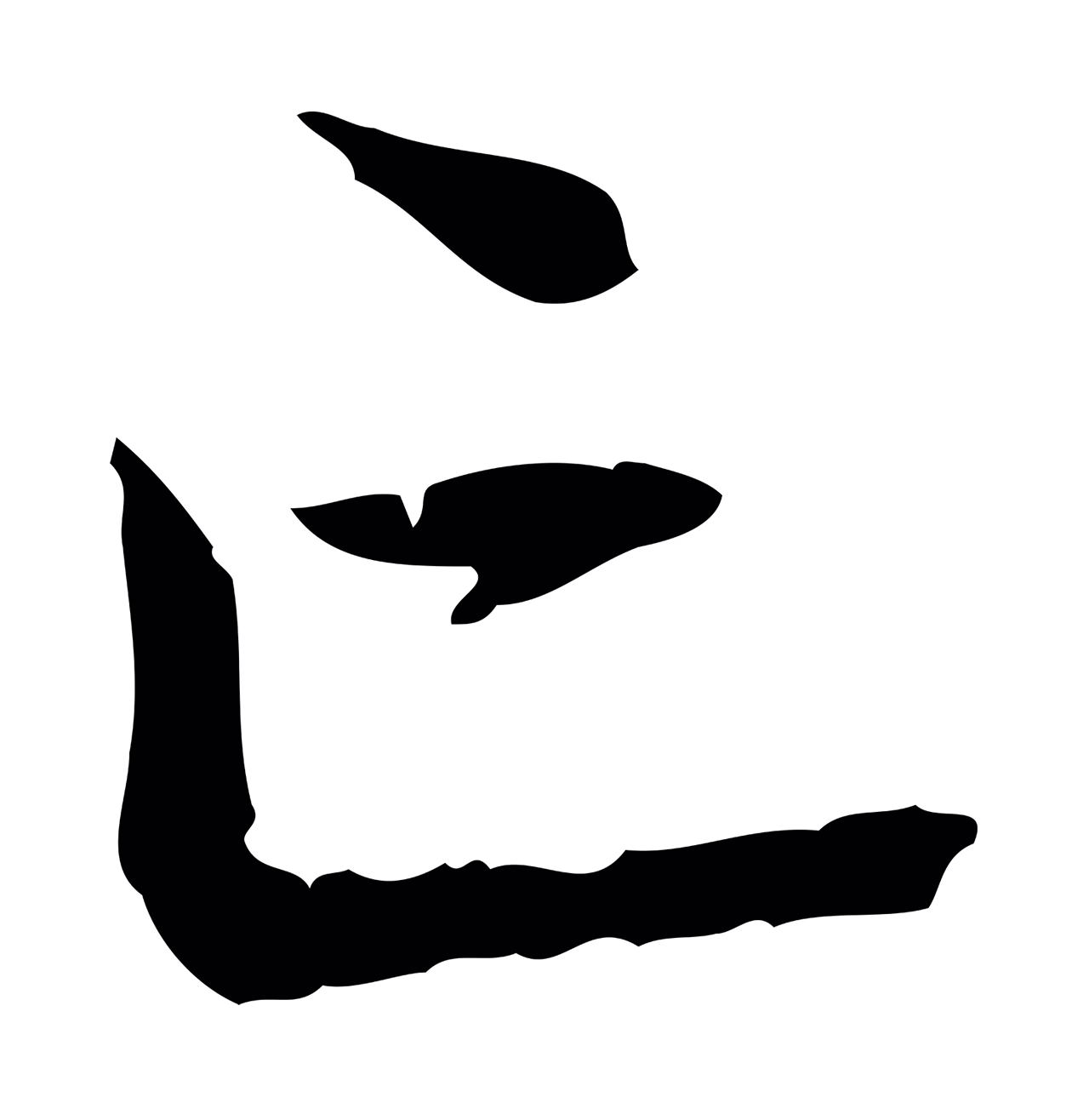 赵孟頫「亡」字书法图片