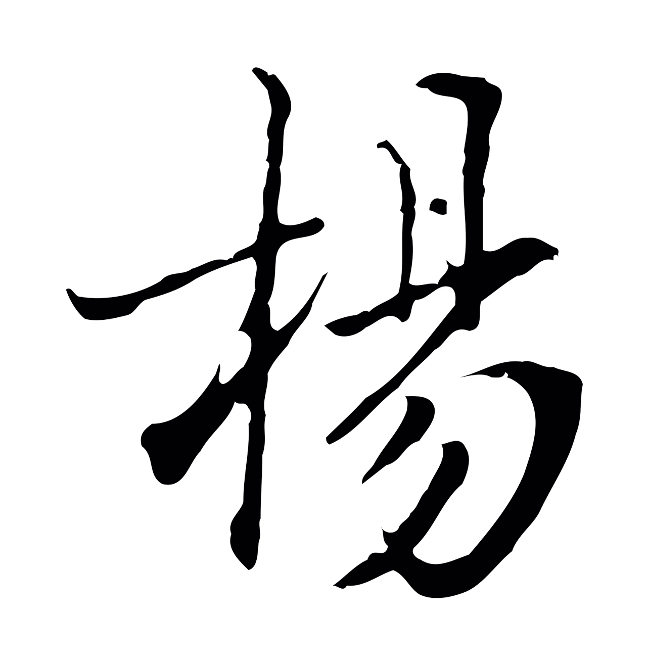 张照「楊」字书法图片