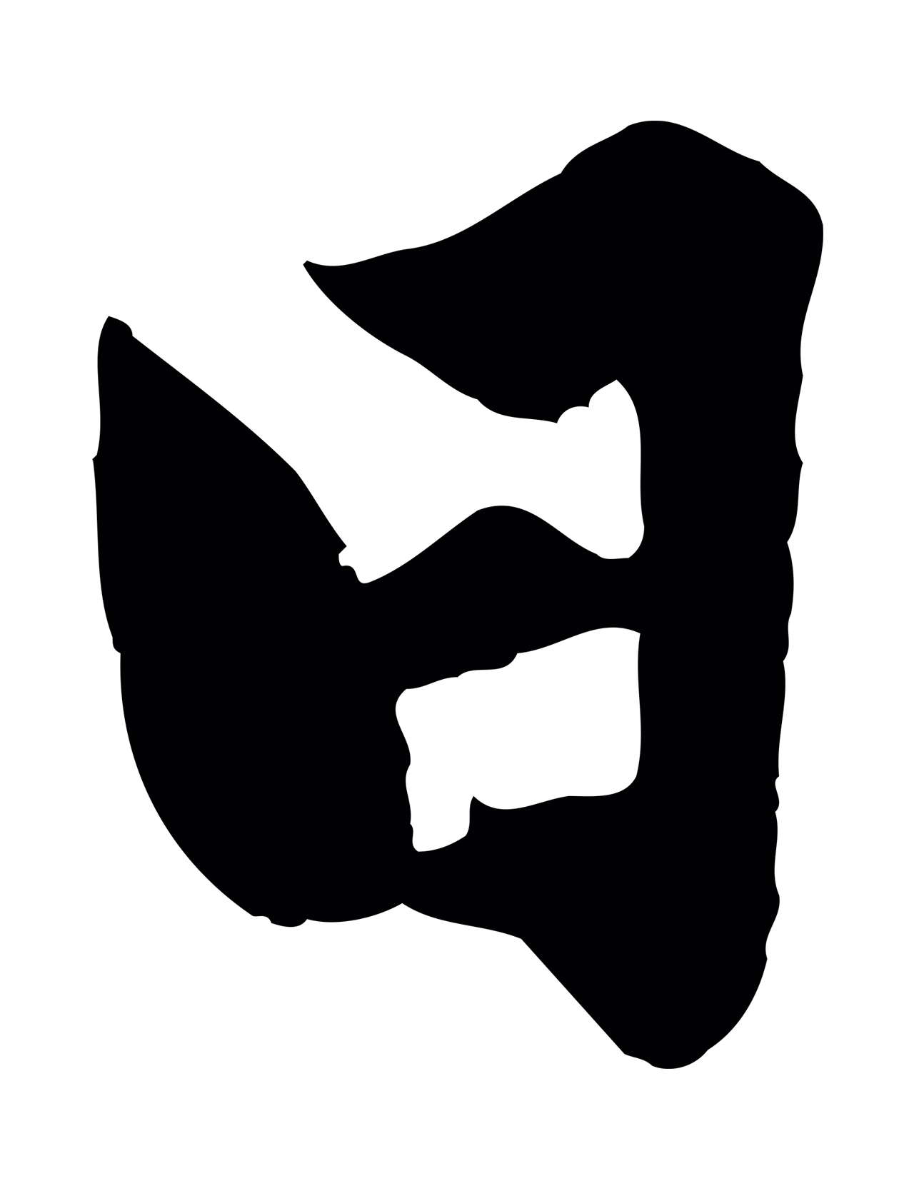 赵孟頫「日」字书法图片