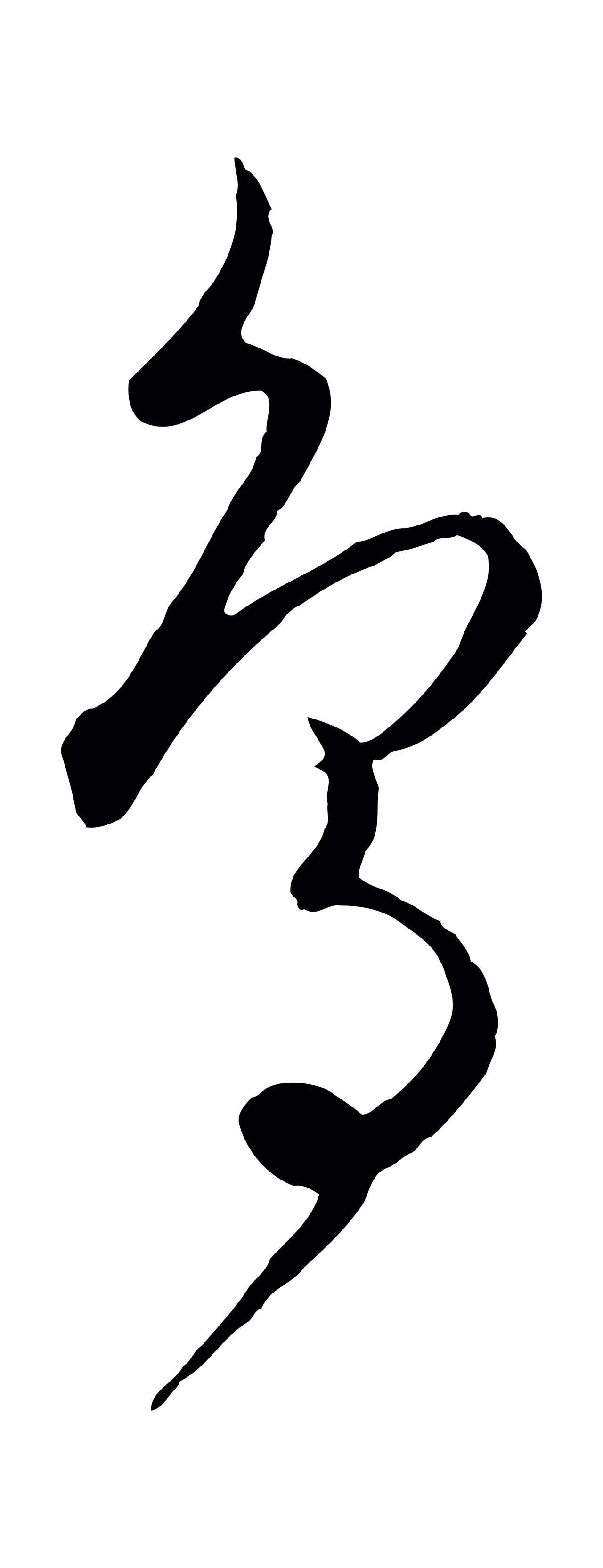 饶介「鳥」字书法图片
