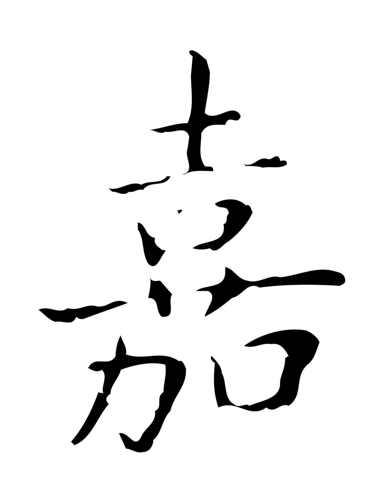 王羲之「嘉」字书法图片