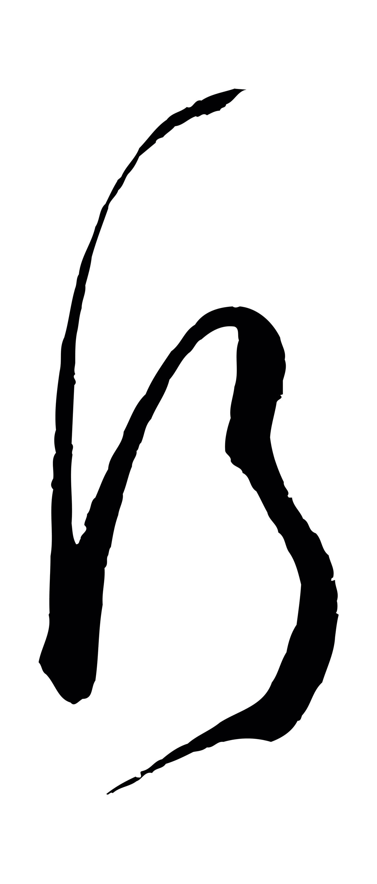 孙过庭「行」字书法图片