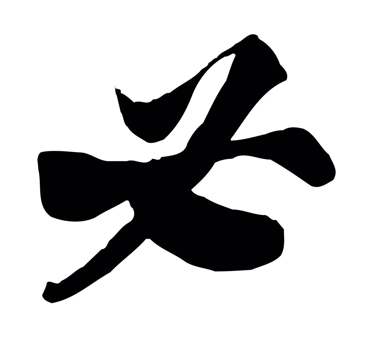苏轼「必」字书法图片