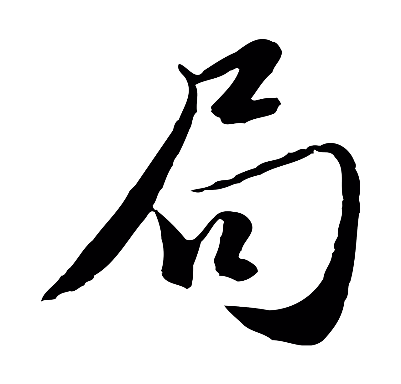 赵孟頫「局」字书法图片