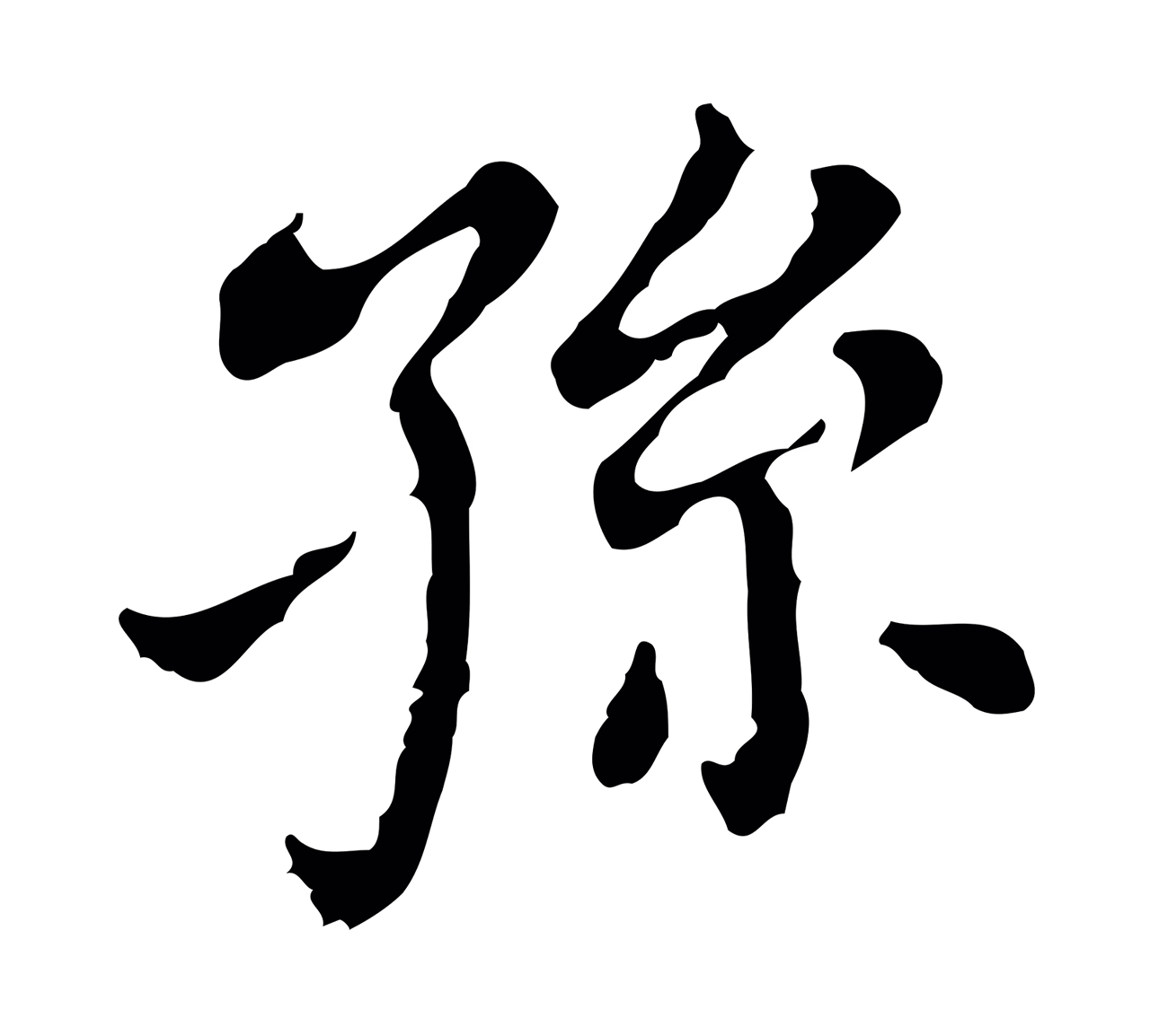 董其昌「孫」字书法图片