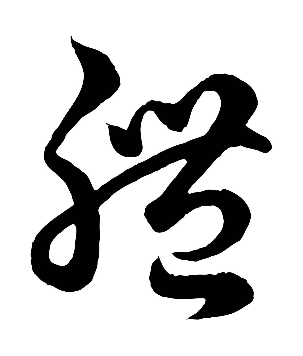 赵孟頫「體」字书法图片