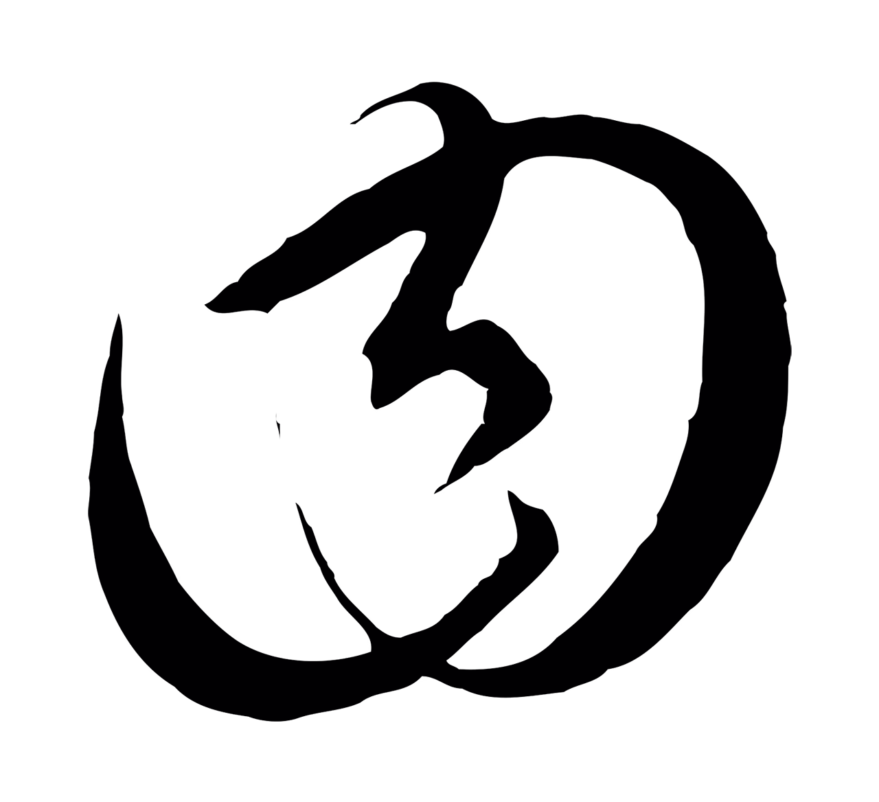 饶介「曰」字书法图片