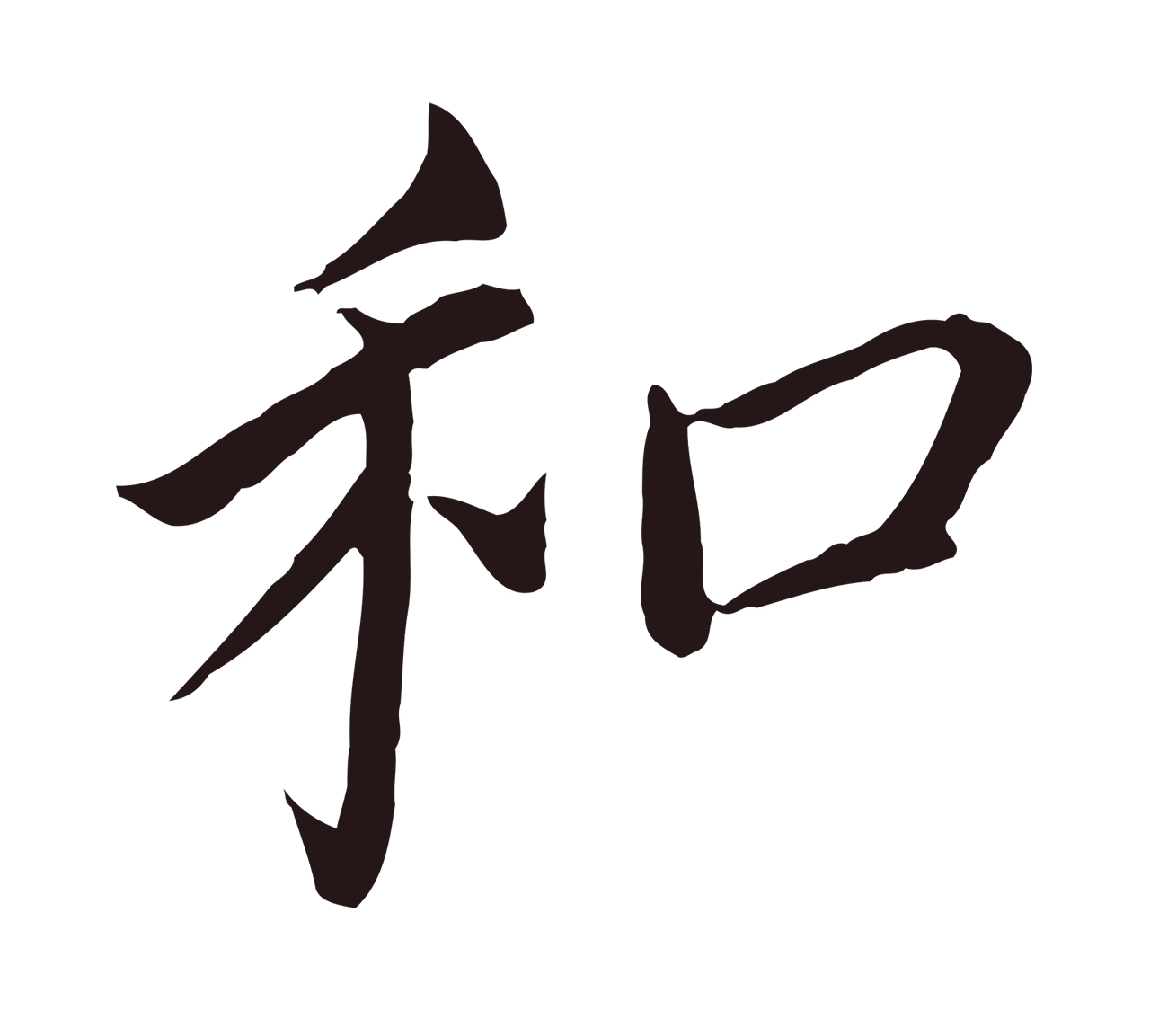 董其昌「和」字书法图片
