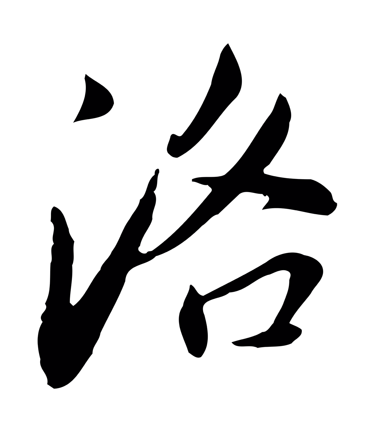 董其昌「洛」字书法图片
