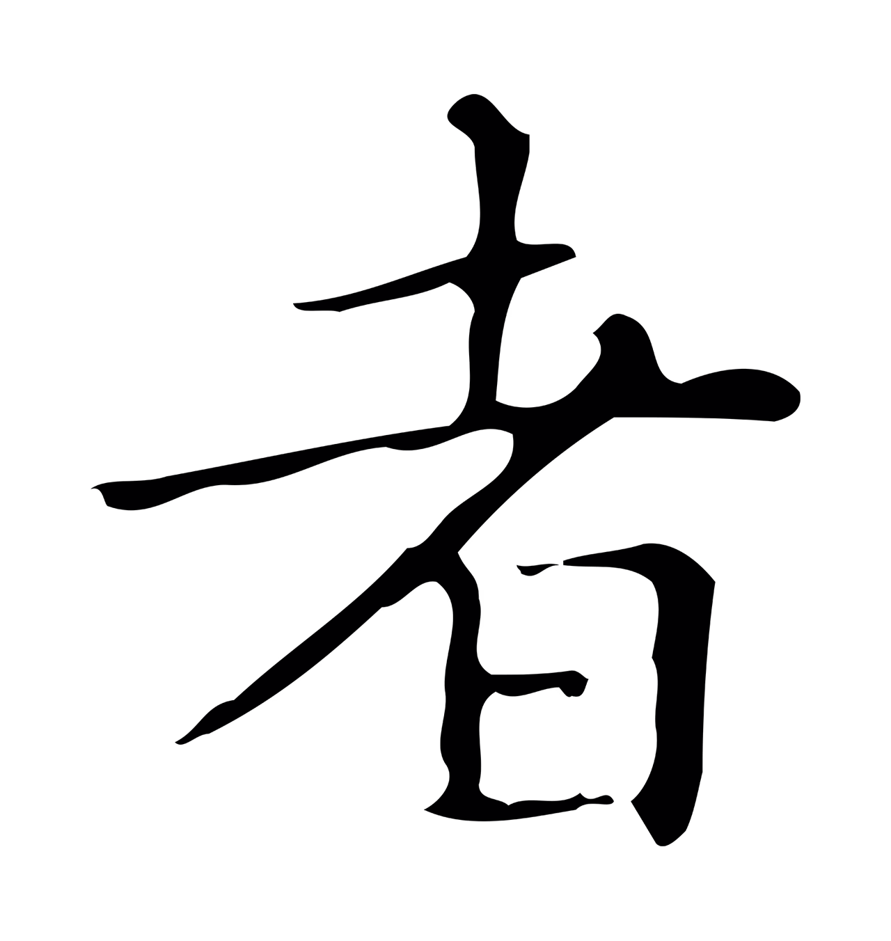 文徵明「者」字书法图片
