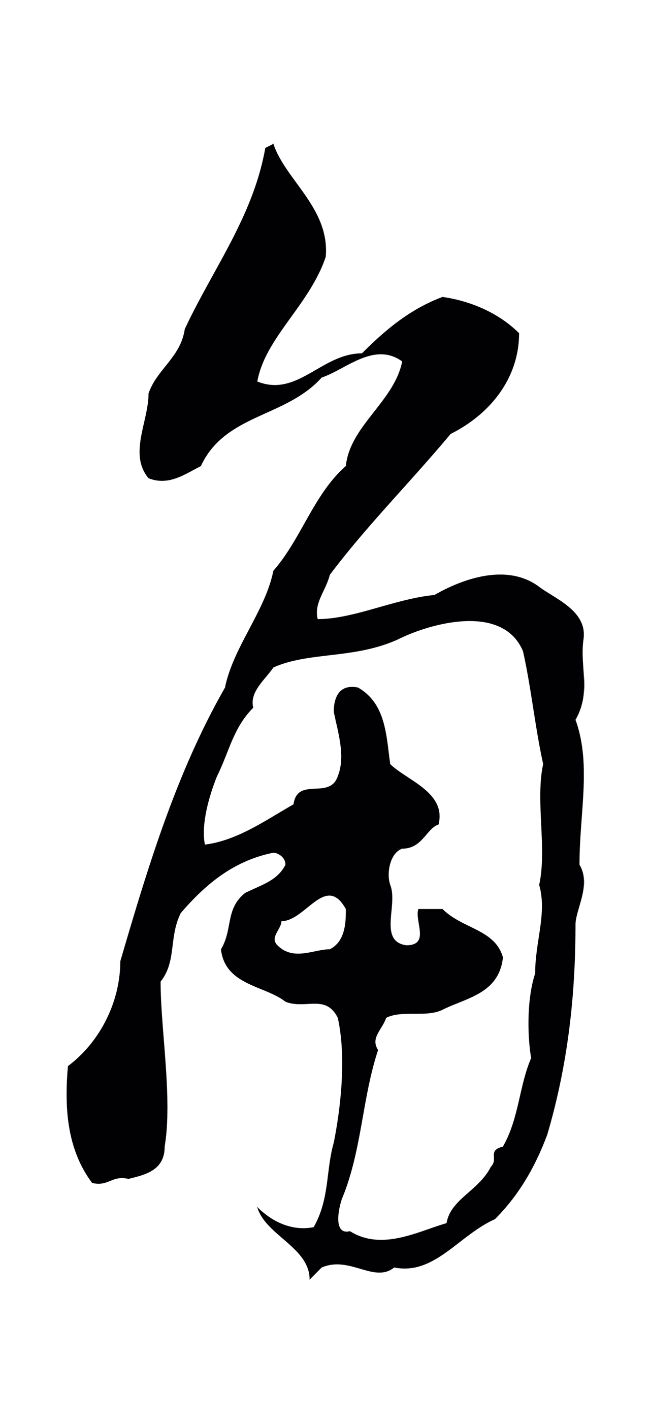 朱彝尊「角」字书法图片