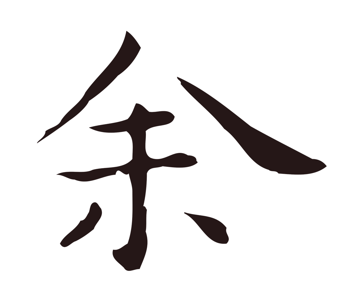 祝允明「余」字书法图片