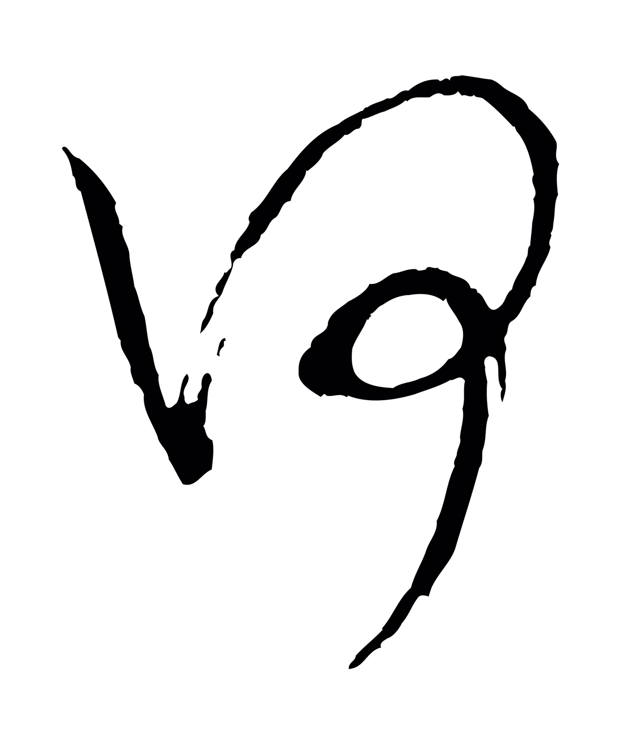 米芾「何」字书法图片