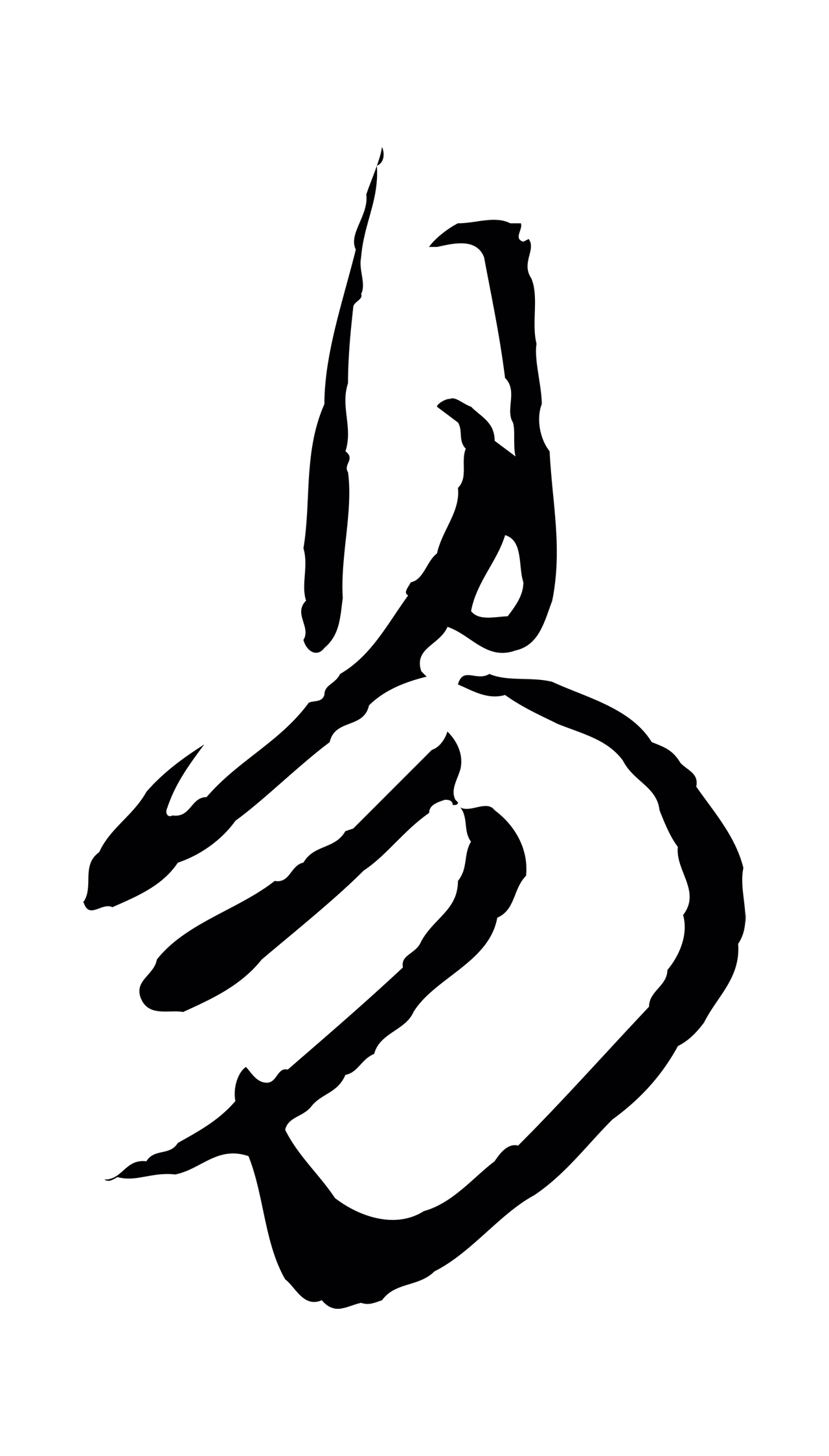 赵孟頫「易」字书法图片
