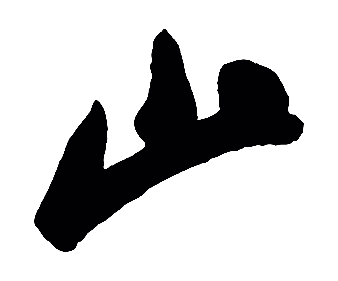 董其昌「山」字书法图片