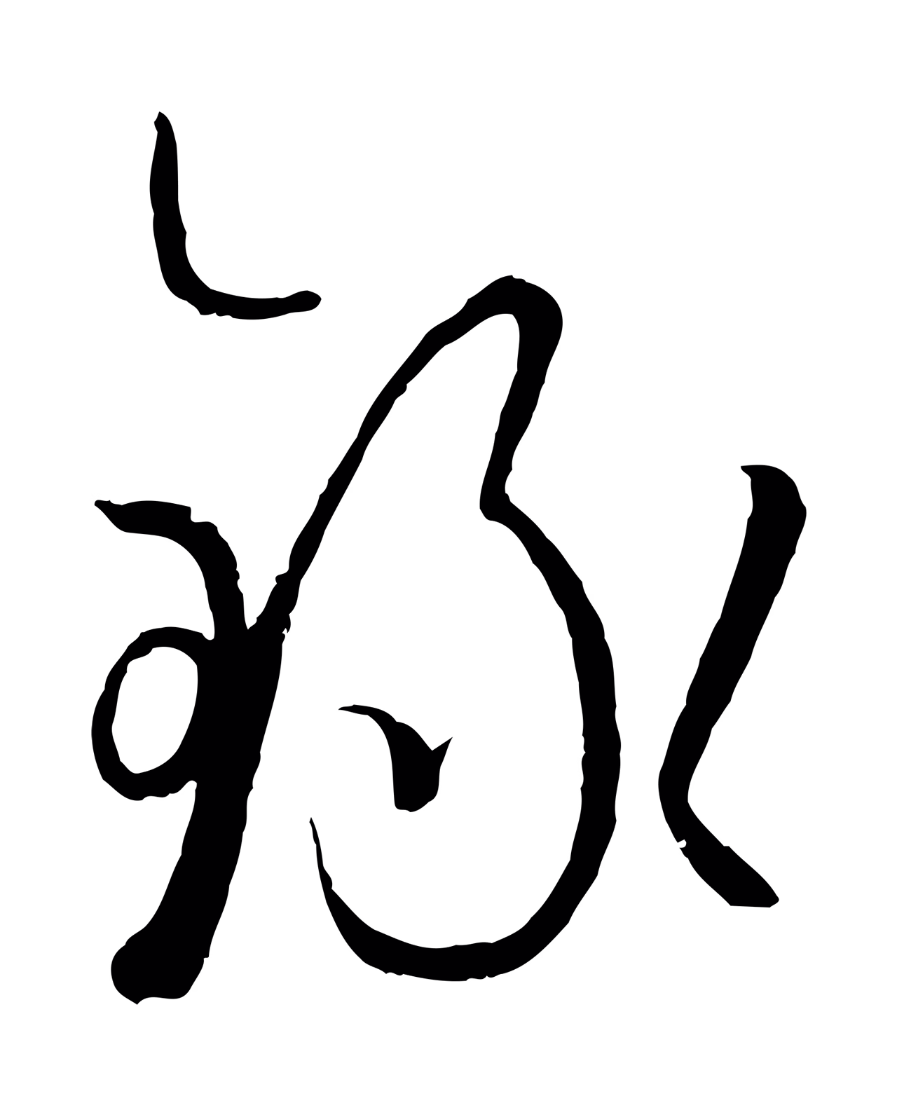 孙过庭「錄」字书法图片