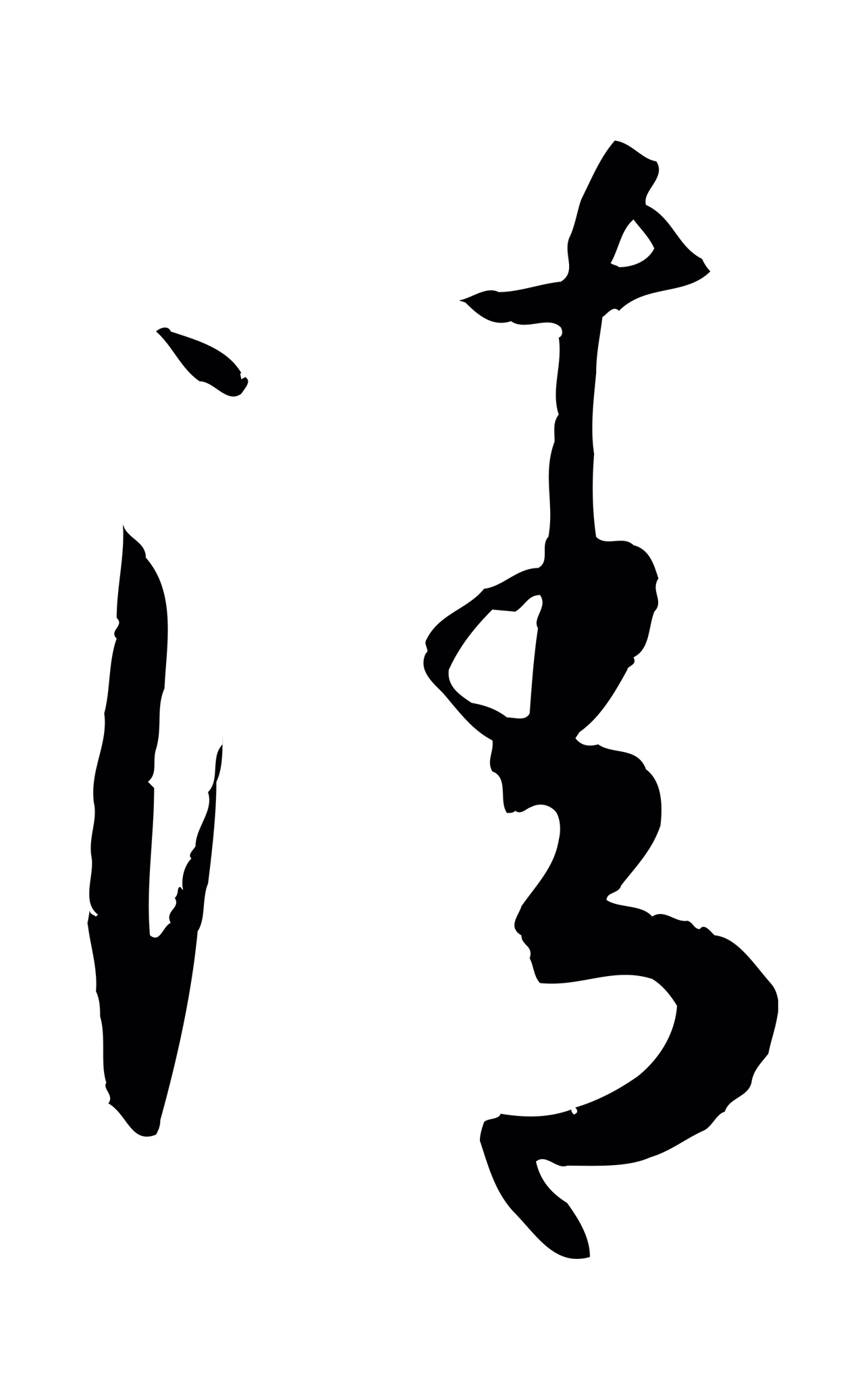 孙过庭「清」字书法图片