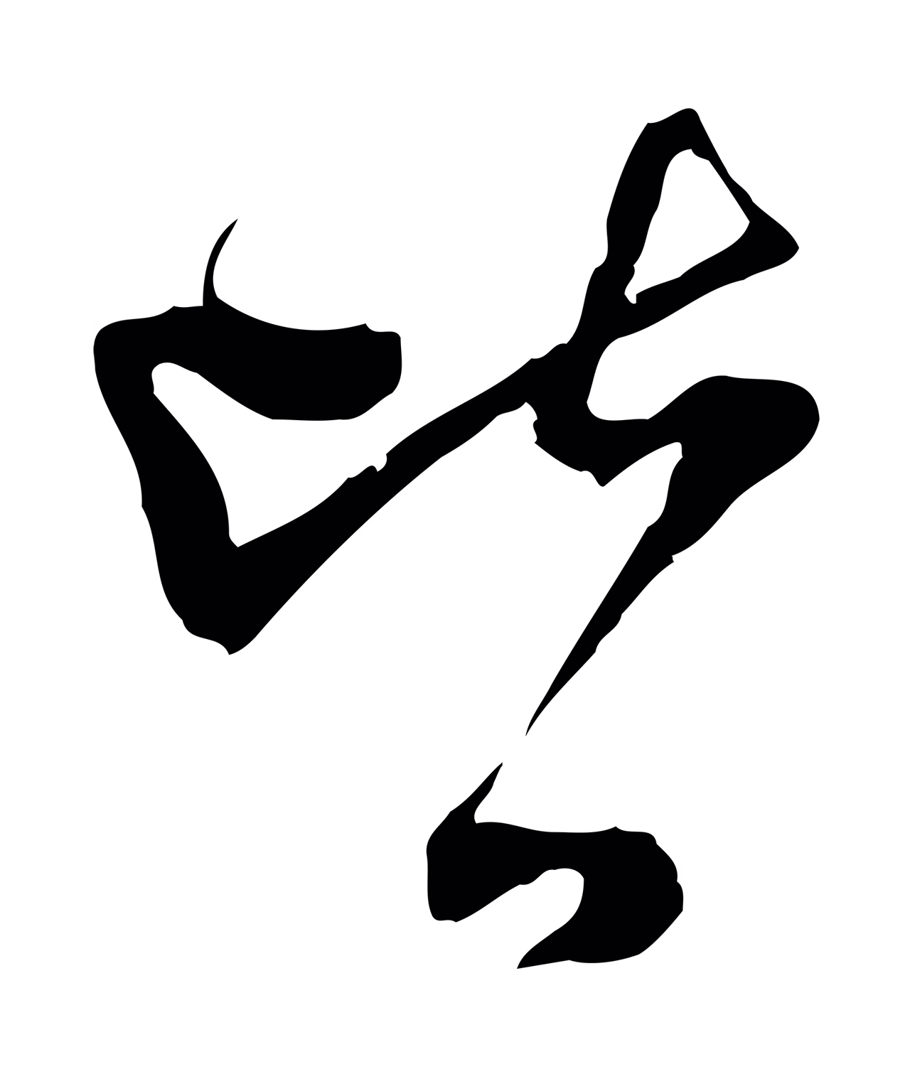 范成大「皆」字书法图片