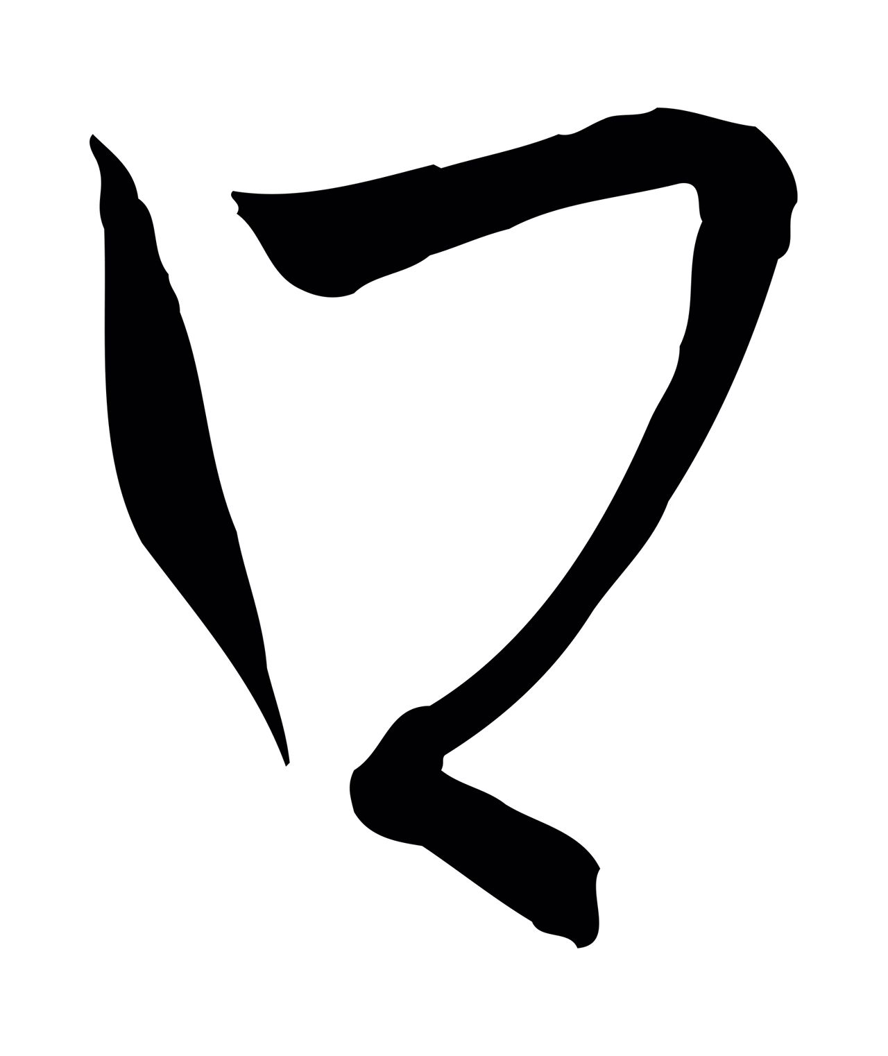 孙过庭「口」字书法图片