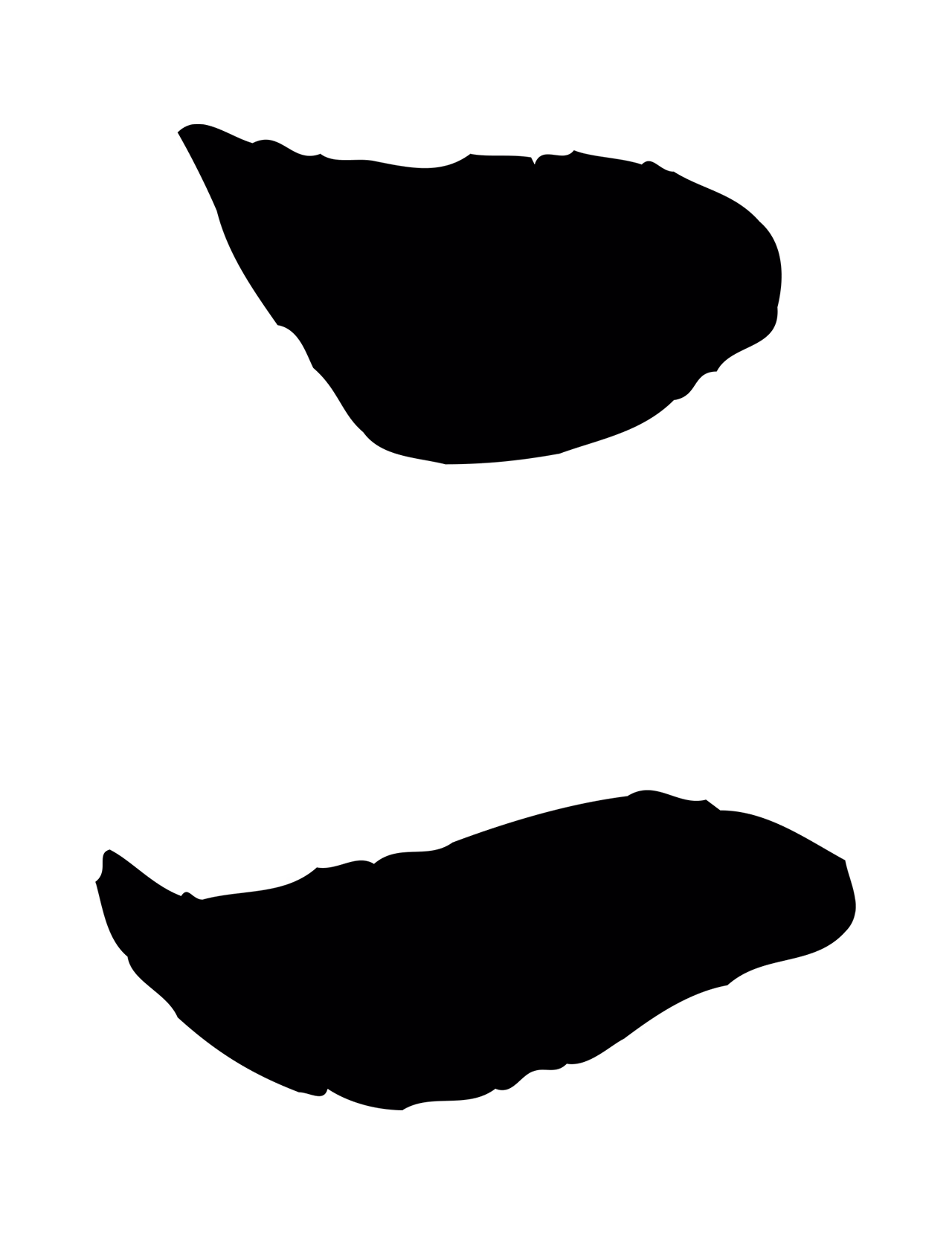 赵孟頫「二」字书法图片