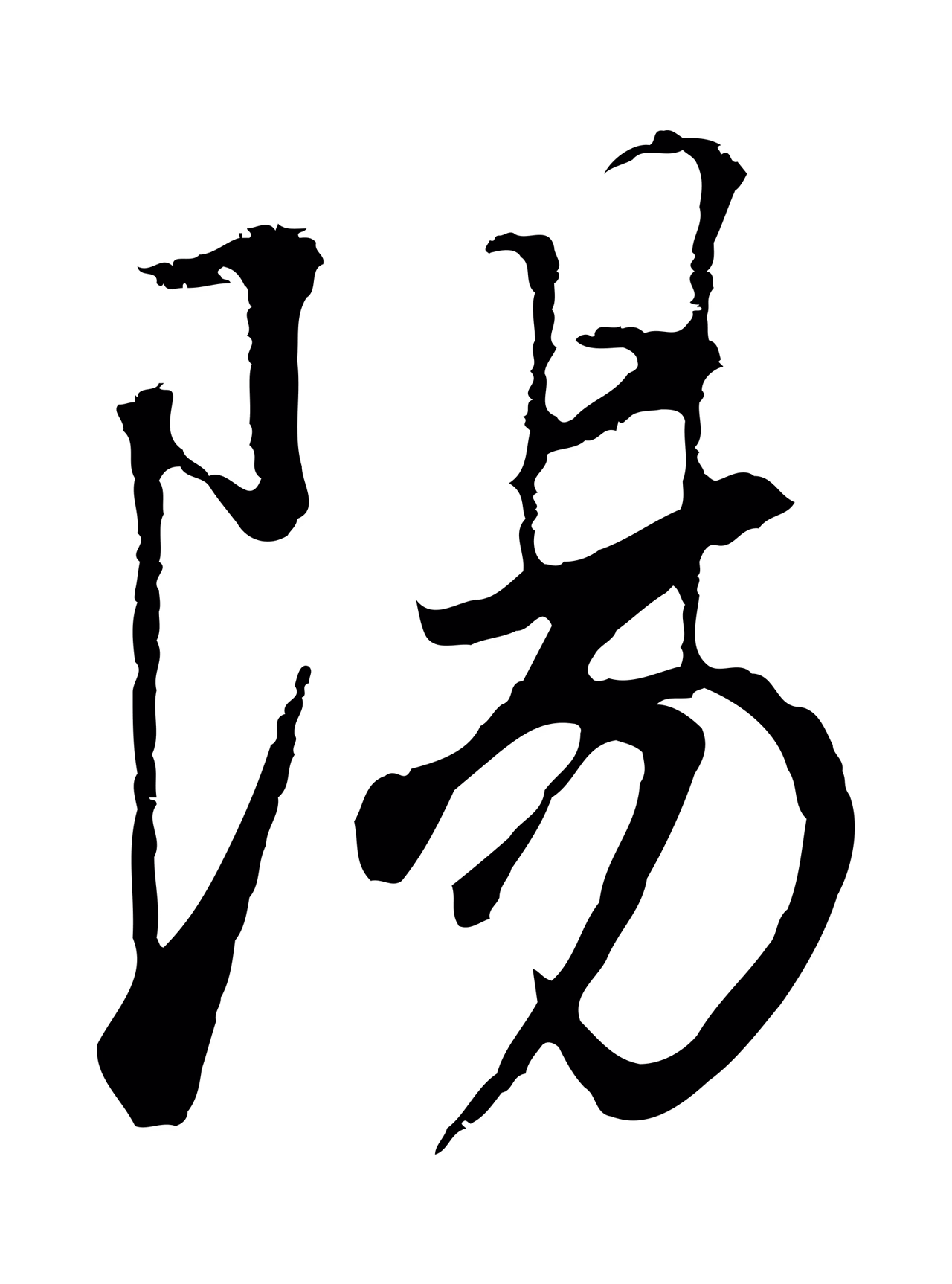董其昌「陽」字书法图片