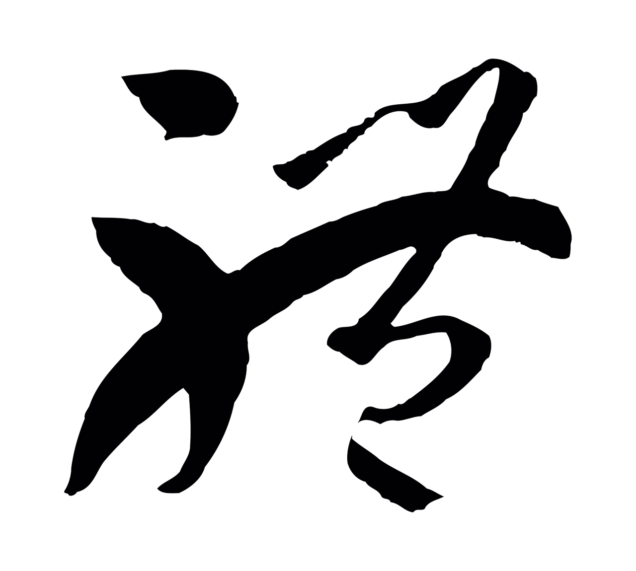 孙过庭「體」字书法图片