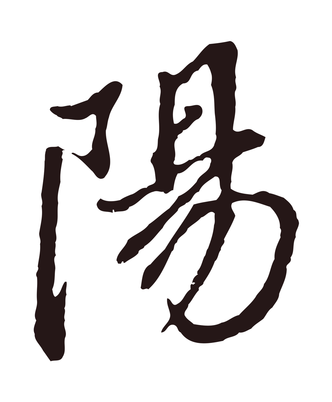 董其昌「陽」字书法图片