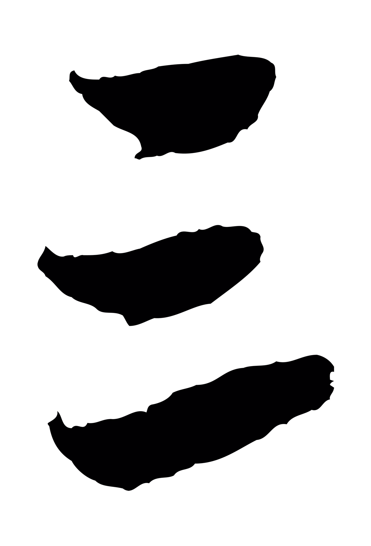 赵孟頫「三」字书法图片