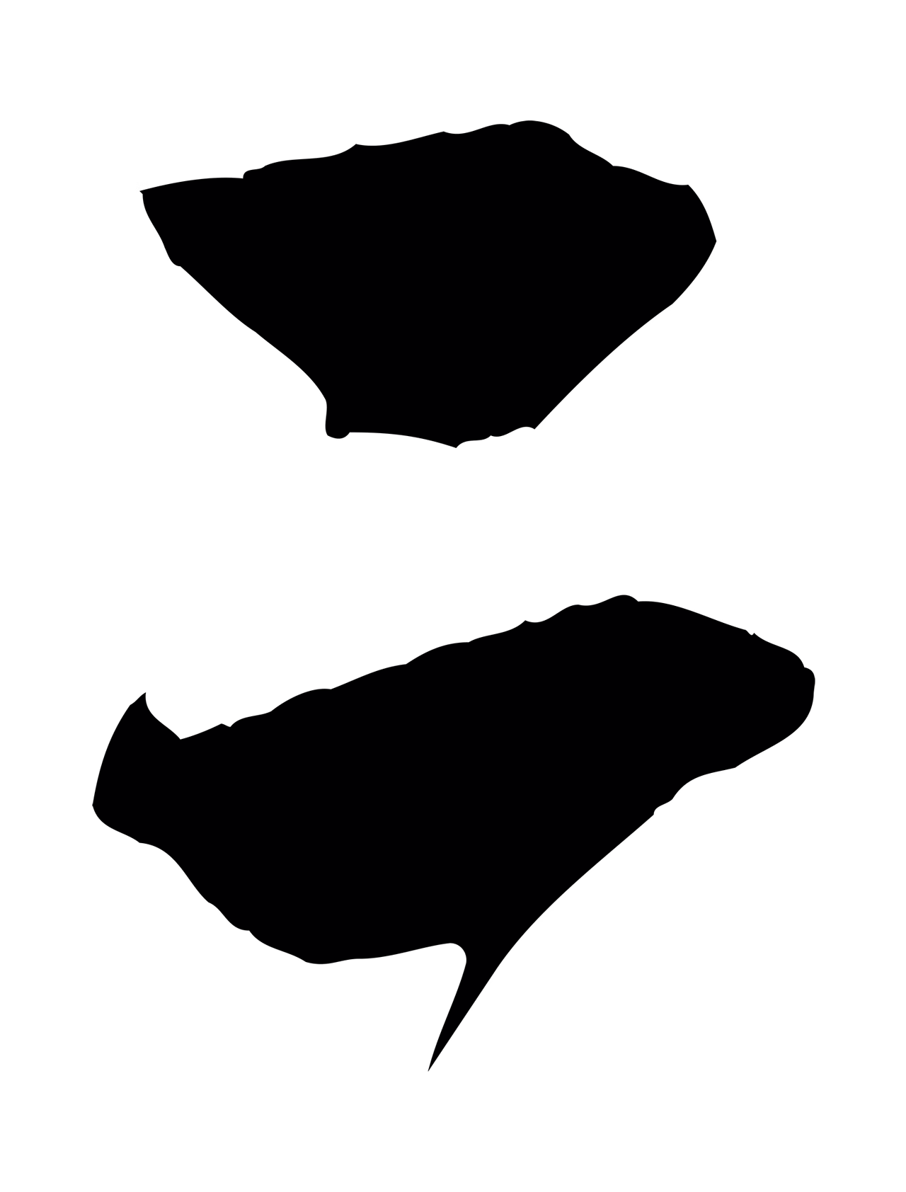 赵孟頫「二」字书法图片