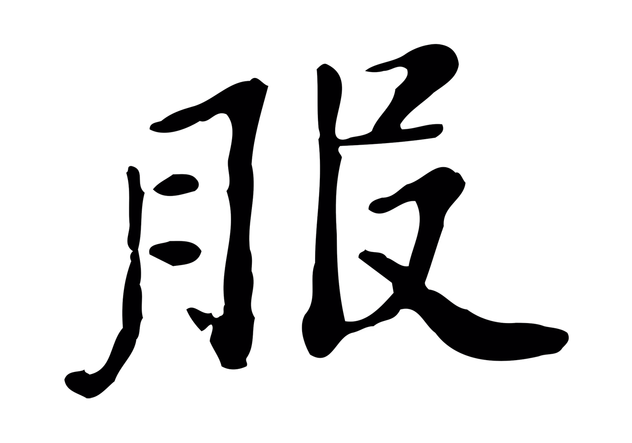 范仲淹「服」字书法图片