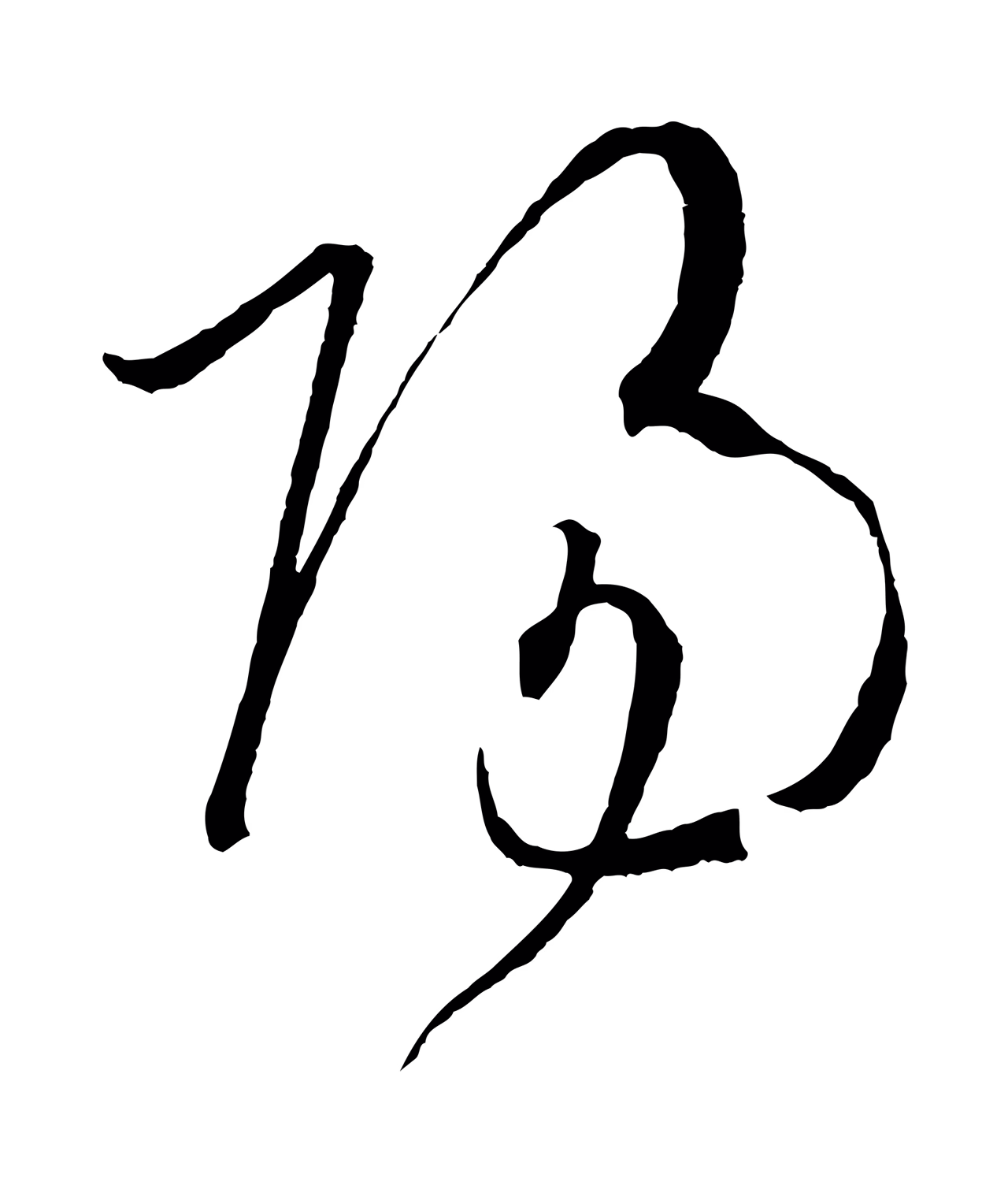孙过庭「陽」字书法图片