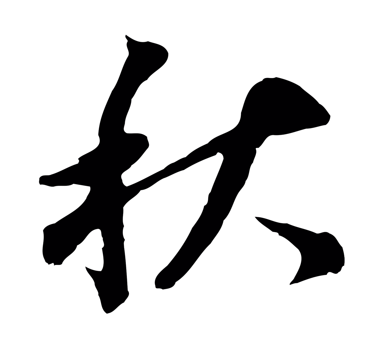 董其昌「秋」字书法图片
