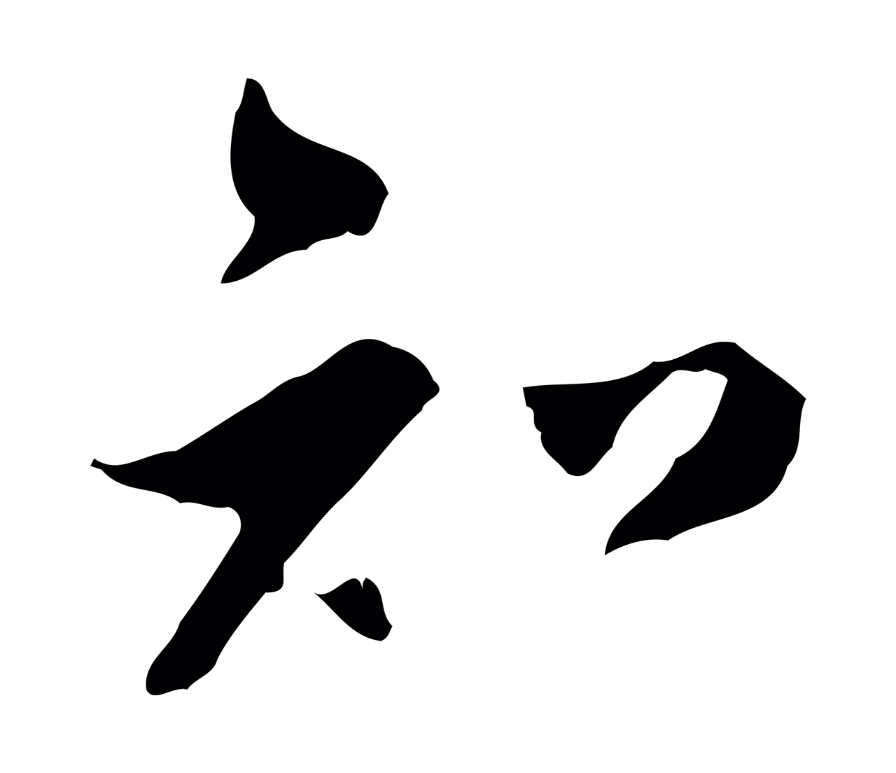 董其昌「知」字书法图片