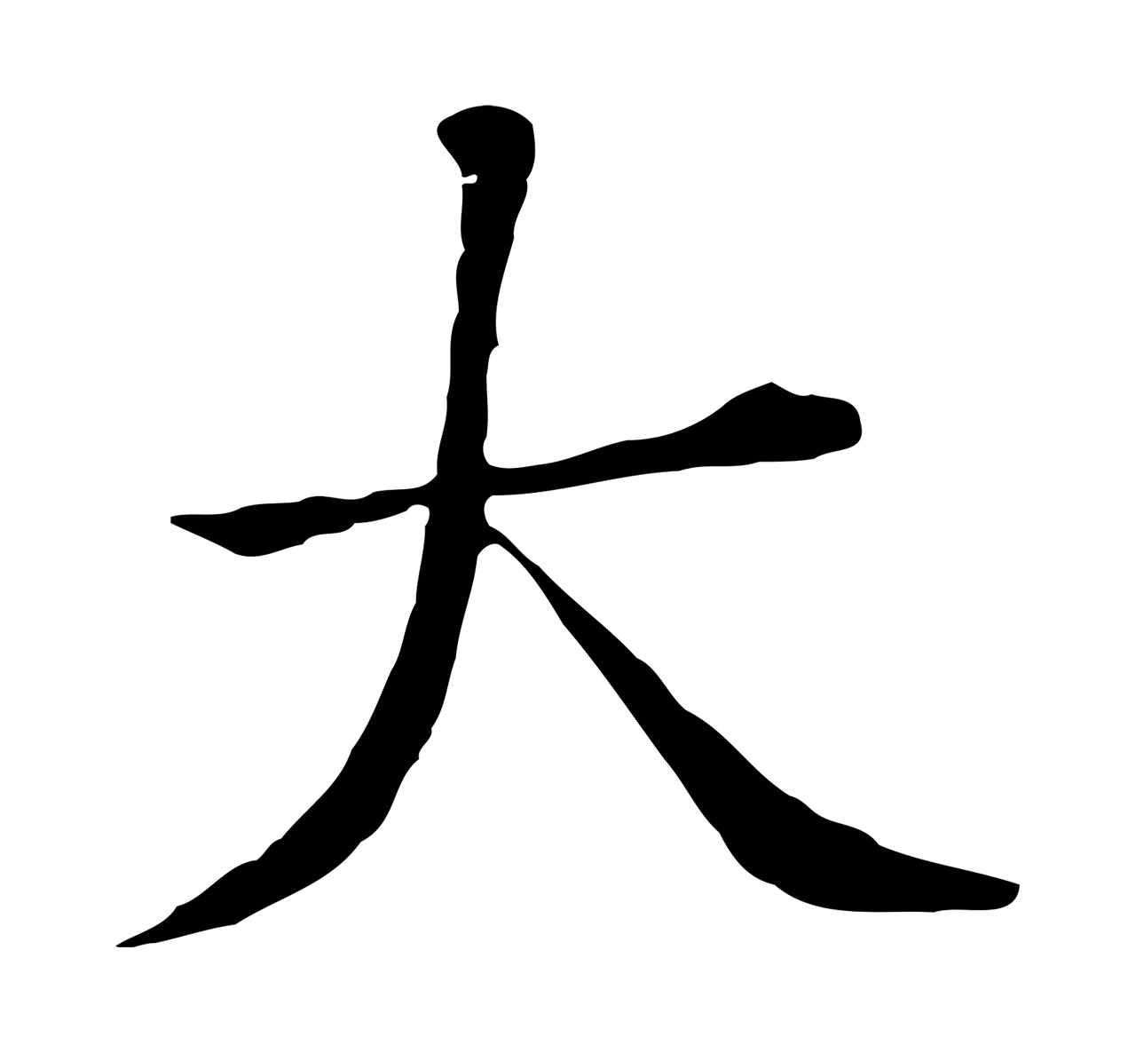 董其昌「大」字书法图片