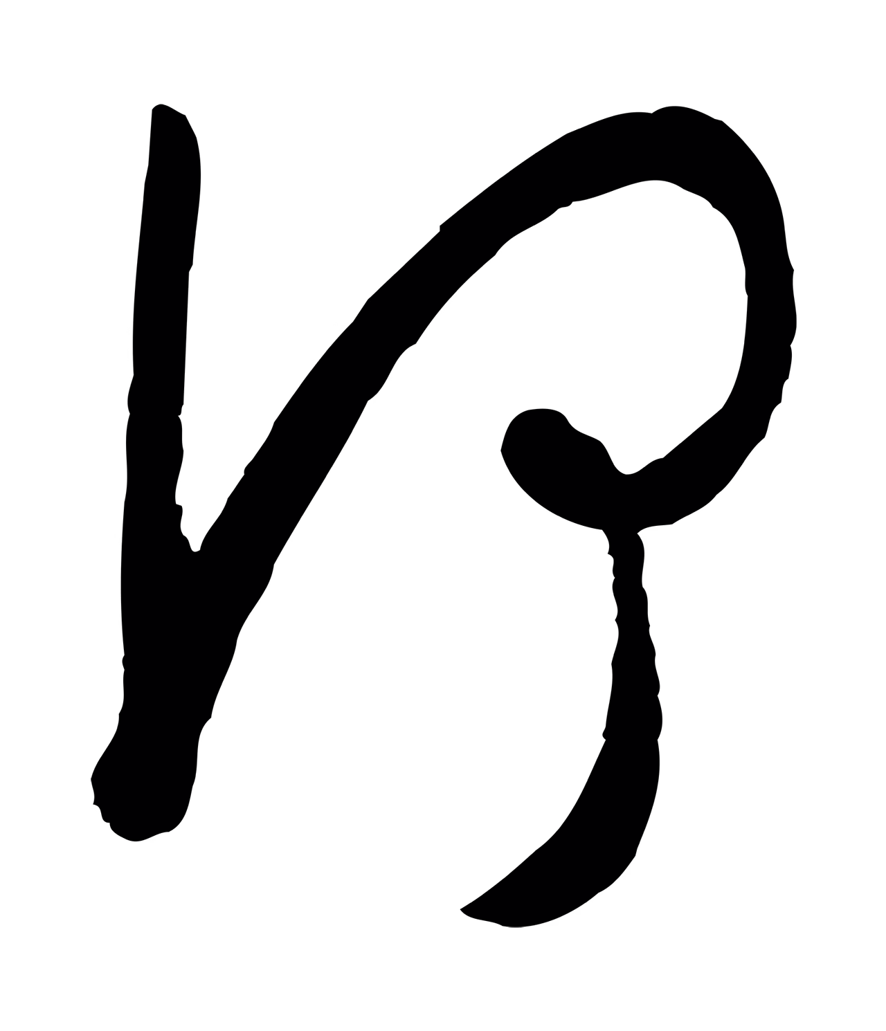 孙过庭「何」字书法图片