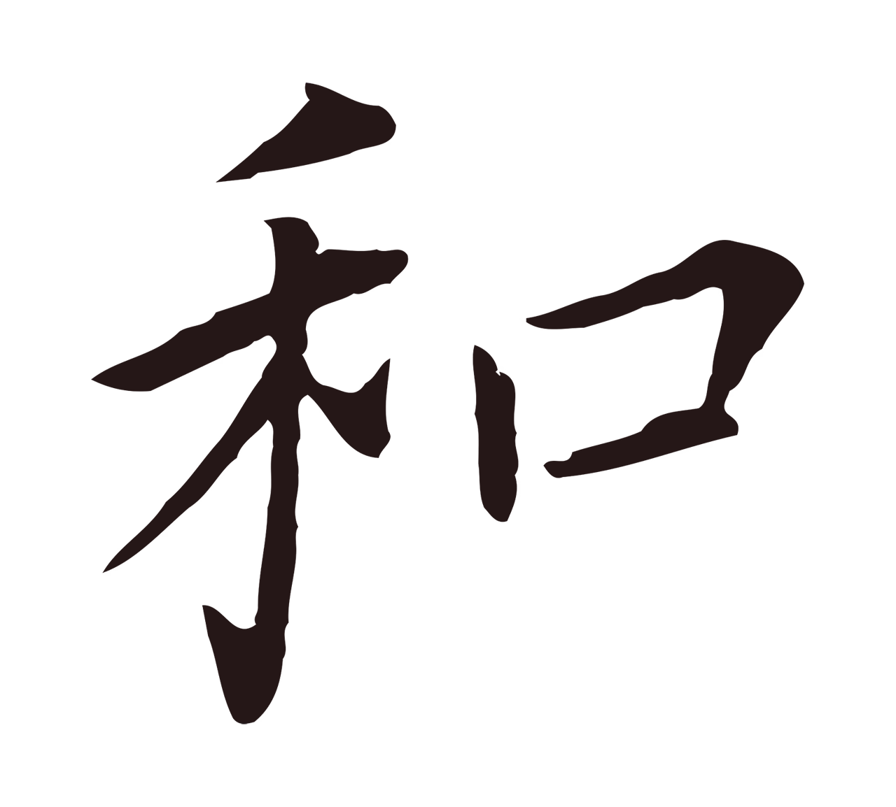 董其昌「和」字书法图片