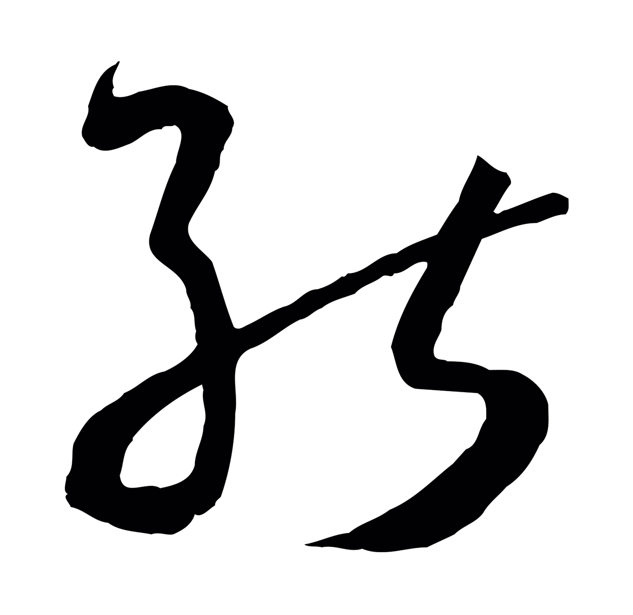 孙过庭「能」字书法图片