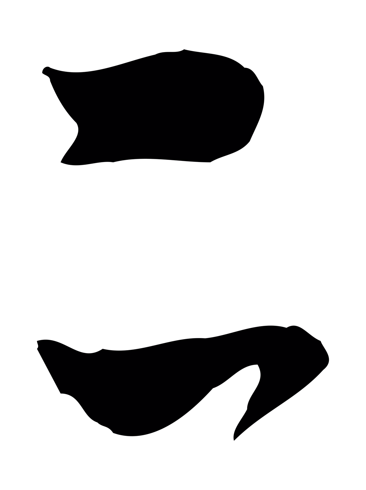 董其昌「二」字书法图片
