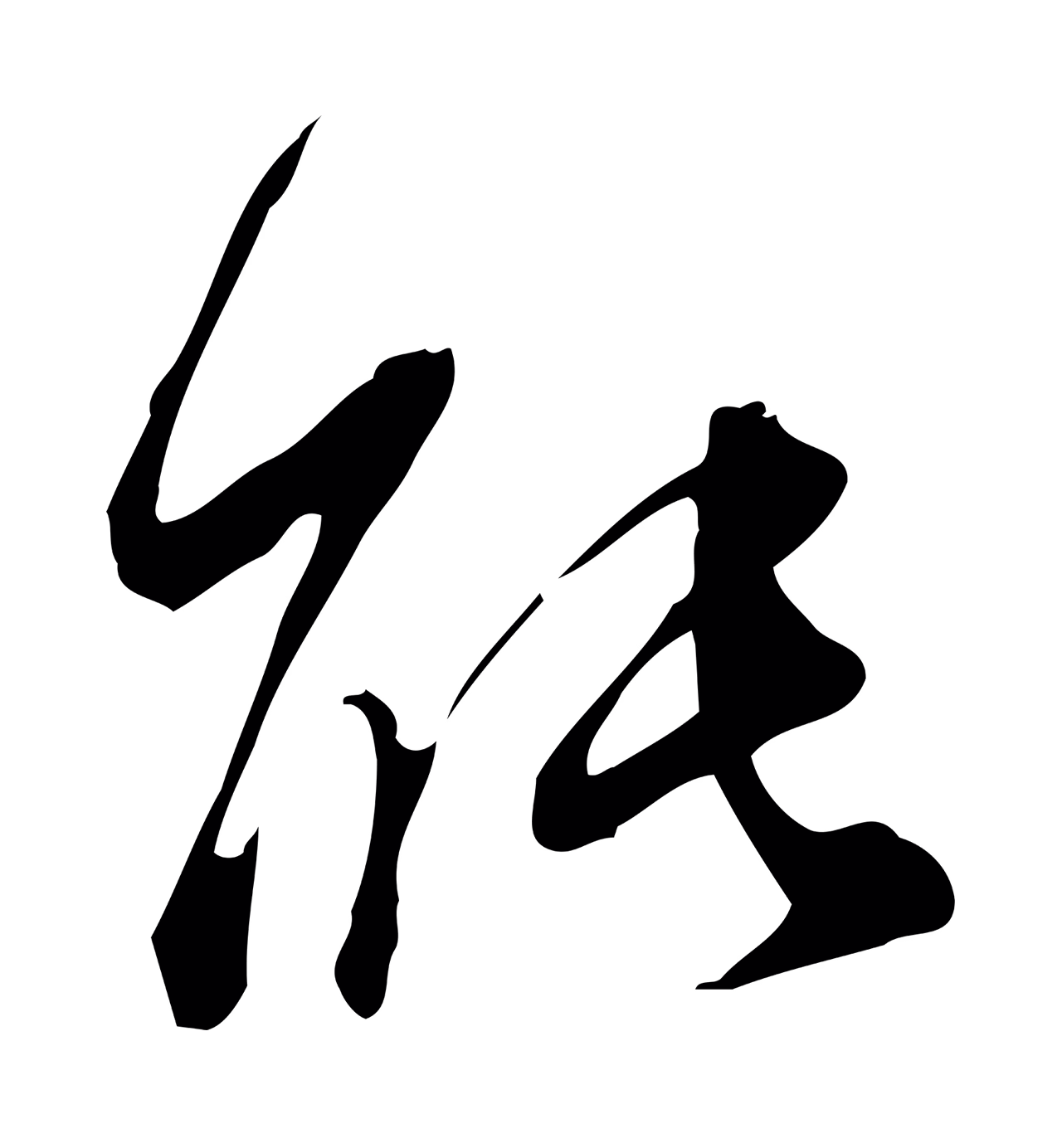 董其昌「能」字书法图片